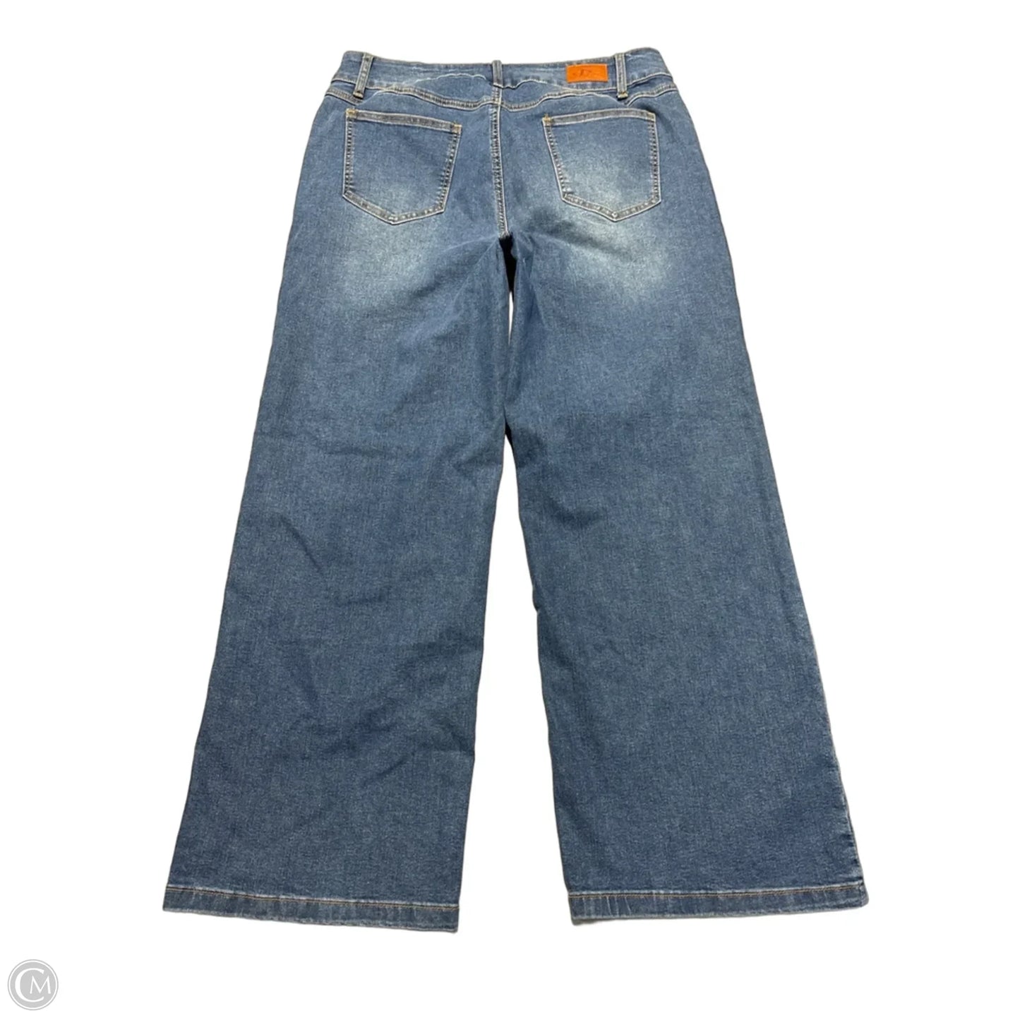 Jeans Wide Leg By Cme In Blue Denim, Size: 16