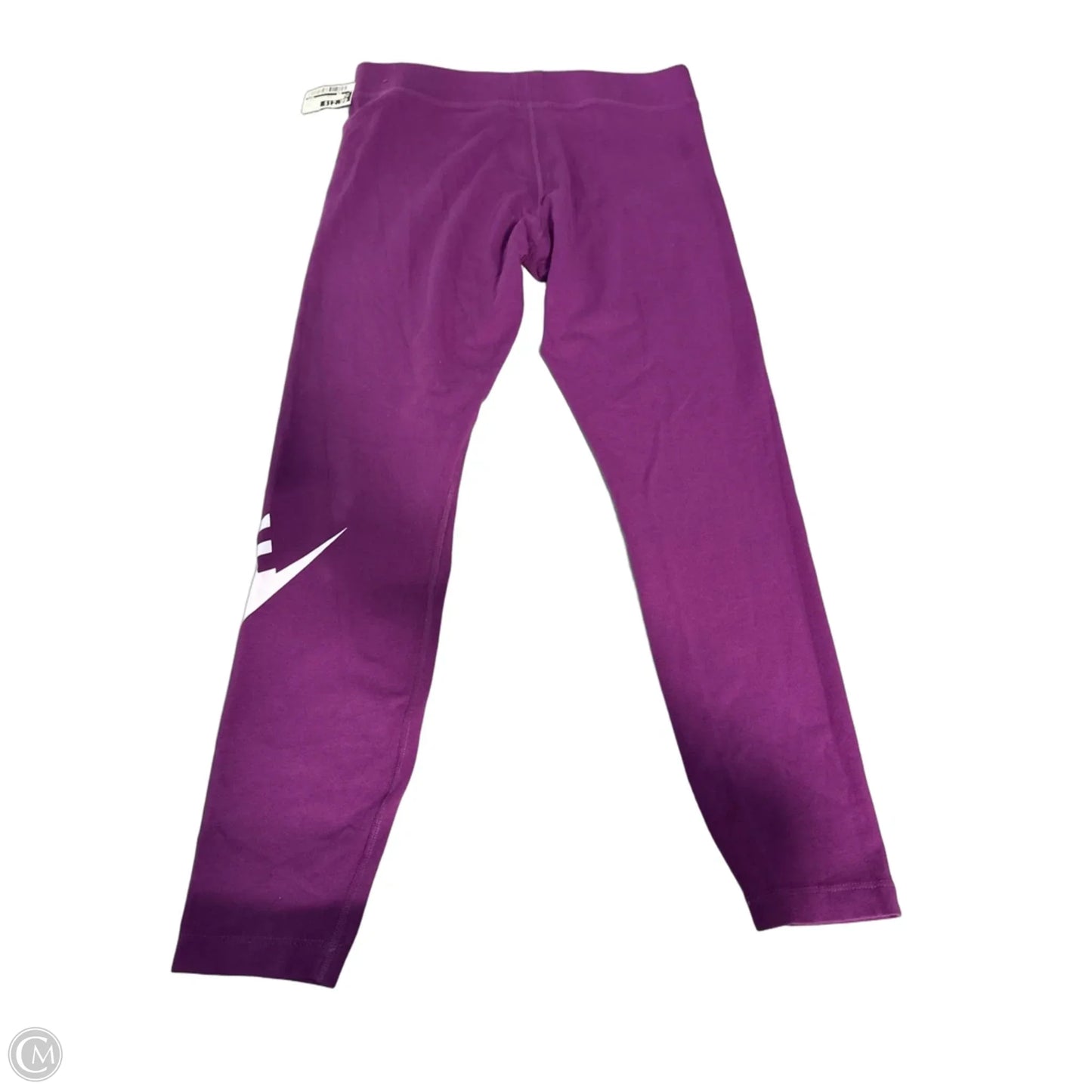 Athletic Leggings By Nike In Purple, Size: L
