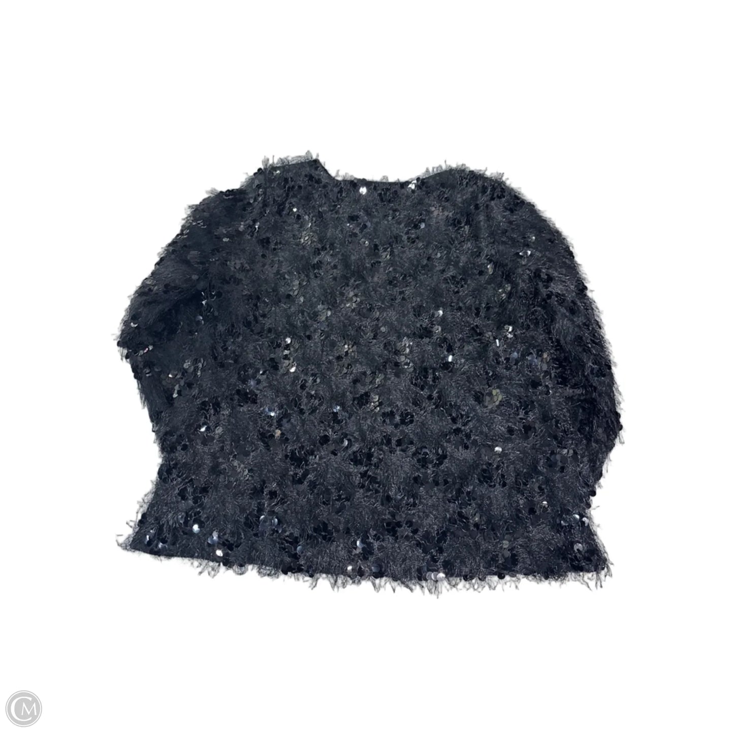 Top Long Sleeve By Cece In Black, Size: S