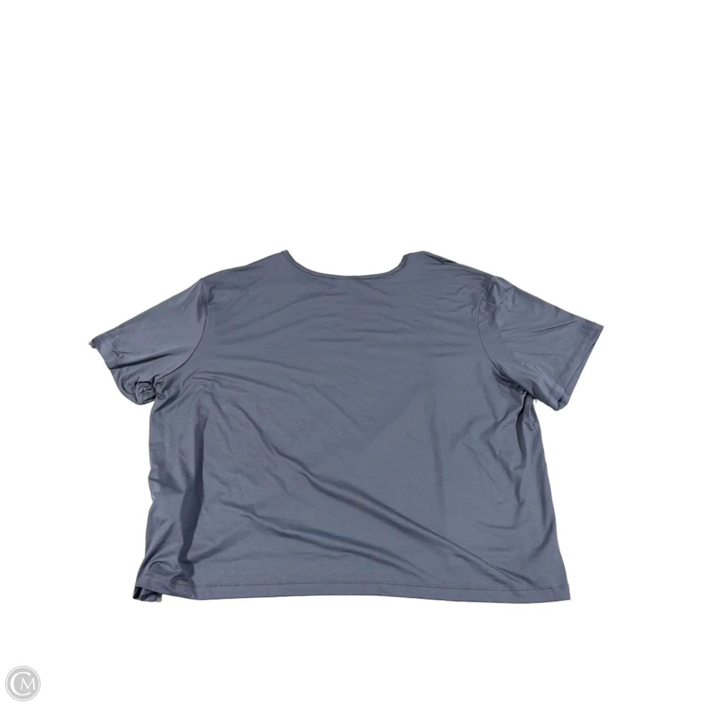 Athletic Top Short Sleeve By Under Armour In Blue, Size: Xl