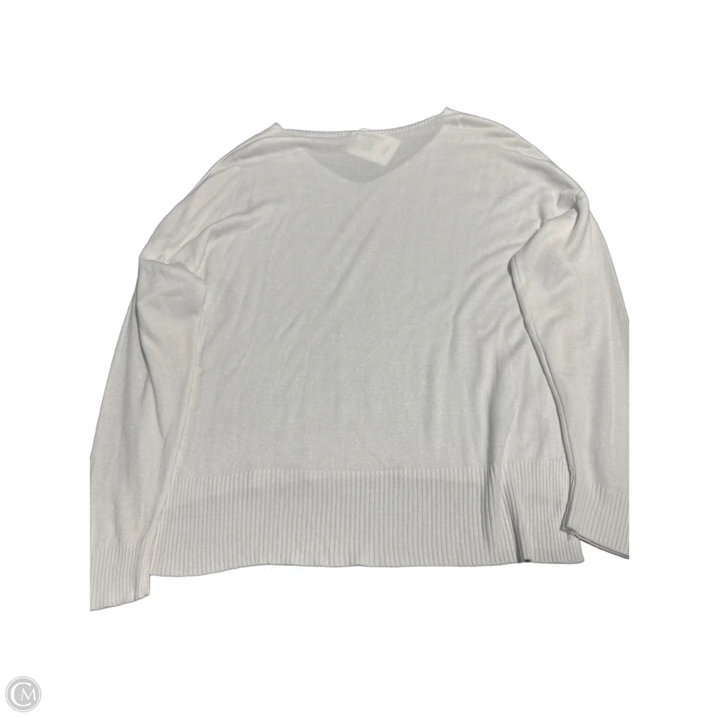 Top Long Sleeve By Cmc In White, Size: L