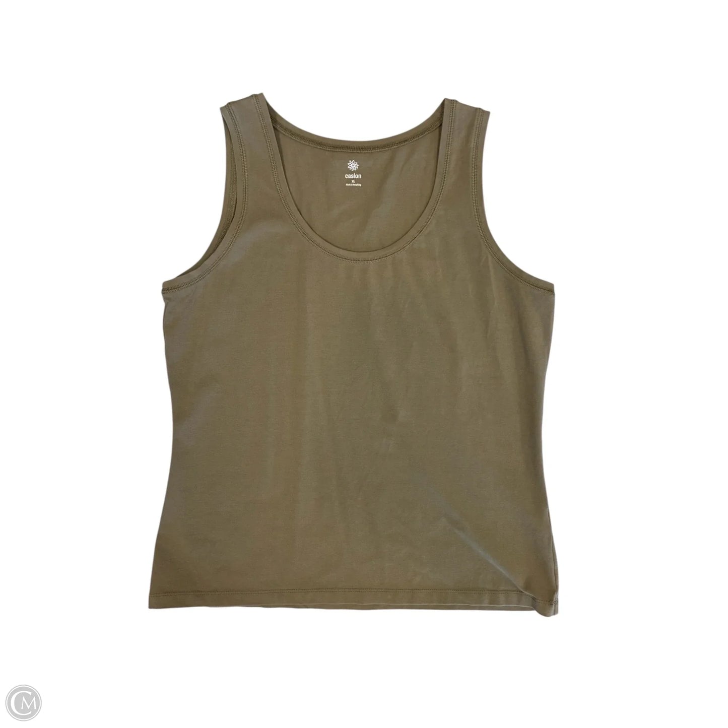 Tank Top By Caslon In Green, Size: Xl