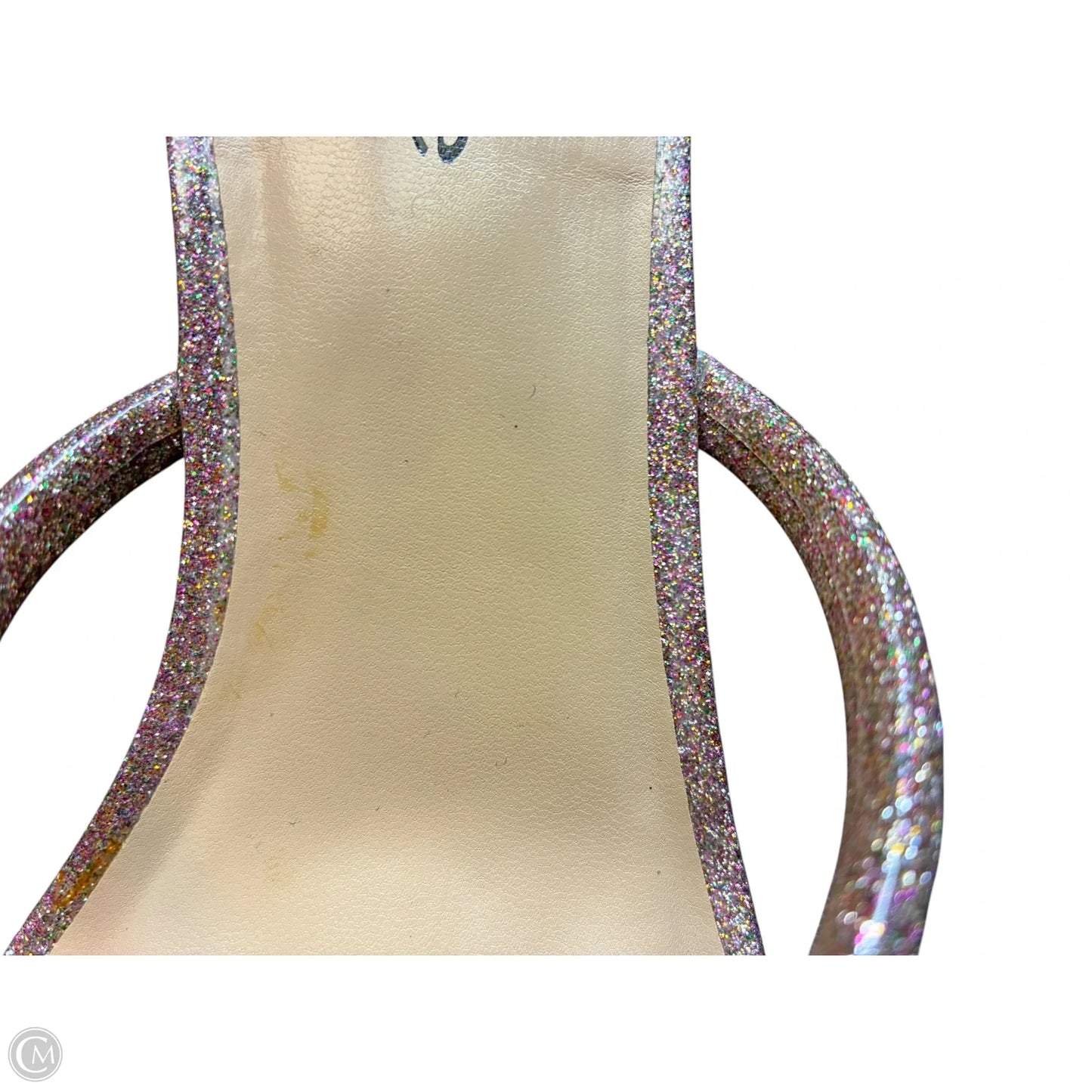 Sandals Heels Stiletto By Bebe In Rose Gold, Size: 6.5