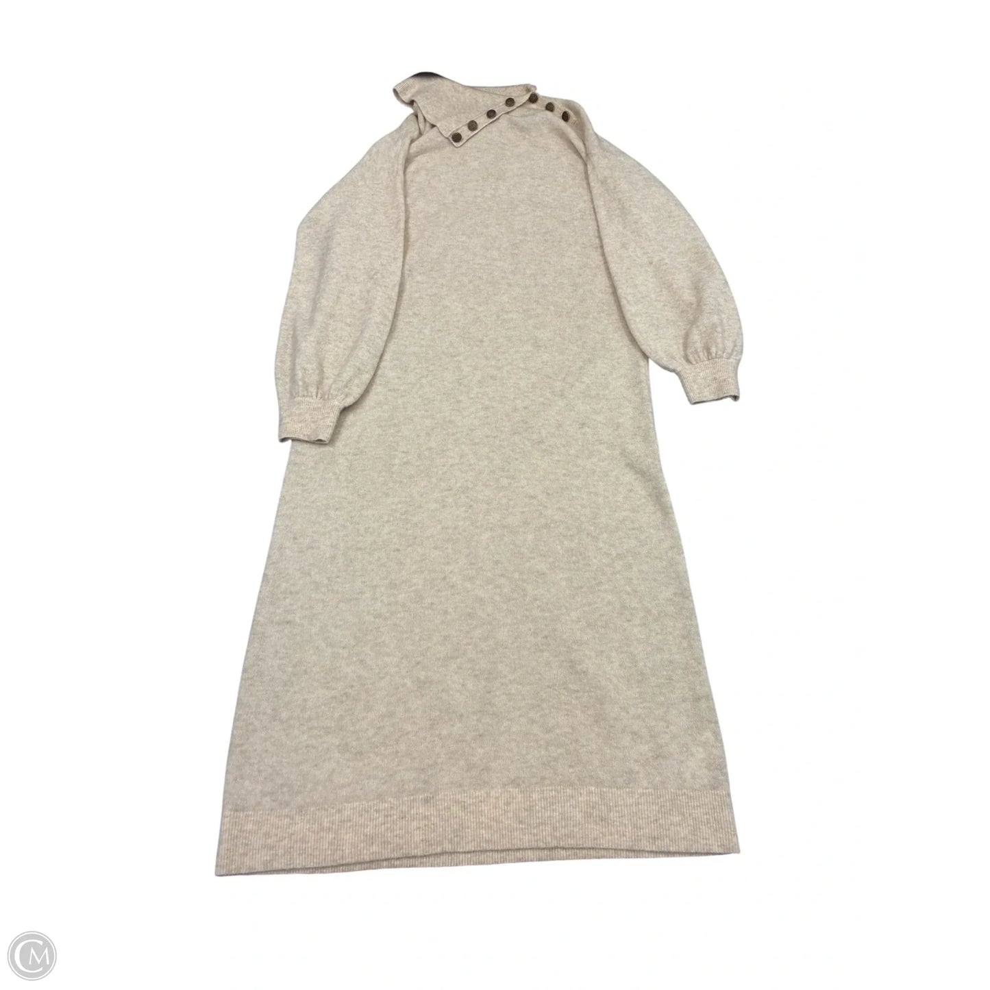 Dress Sweater By Cmf In Cream, Size: L