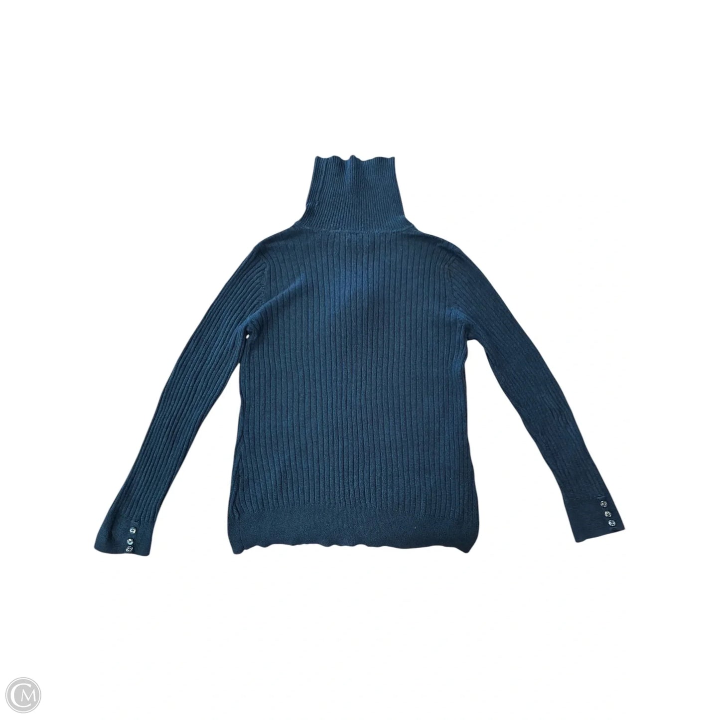 Sweater By Croft And Barrow In Teal, Size: L