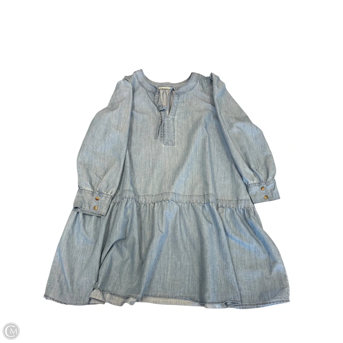 Dress Casual Midi By Clothes Mentor In Blue, Size: 2x