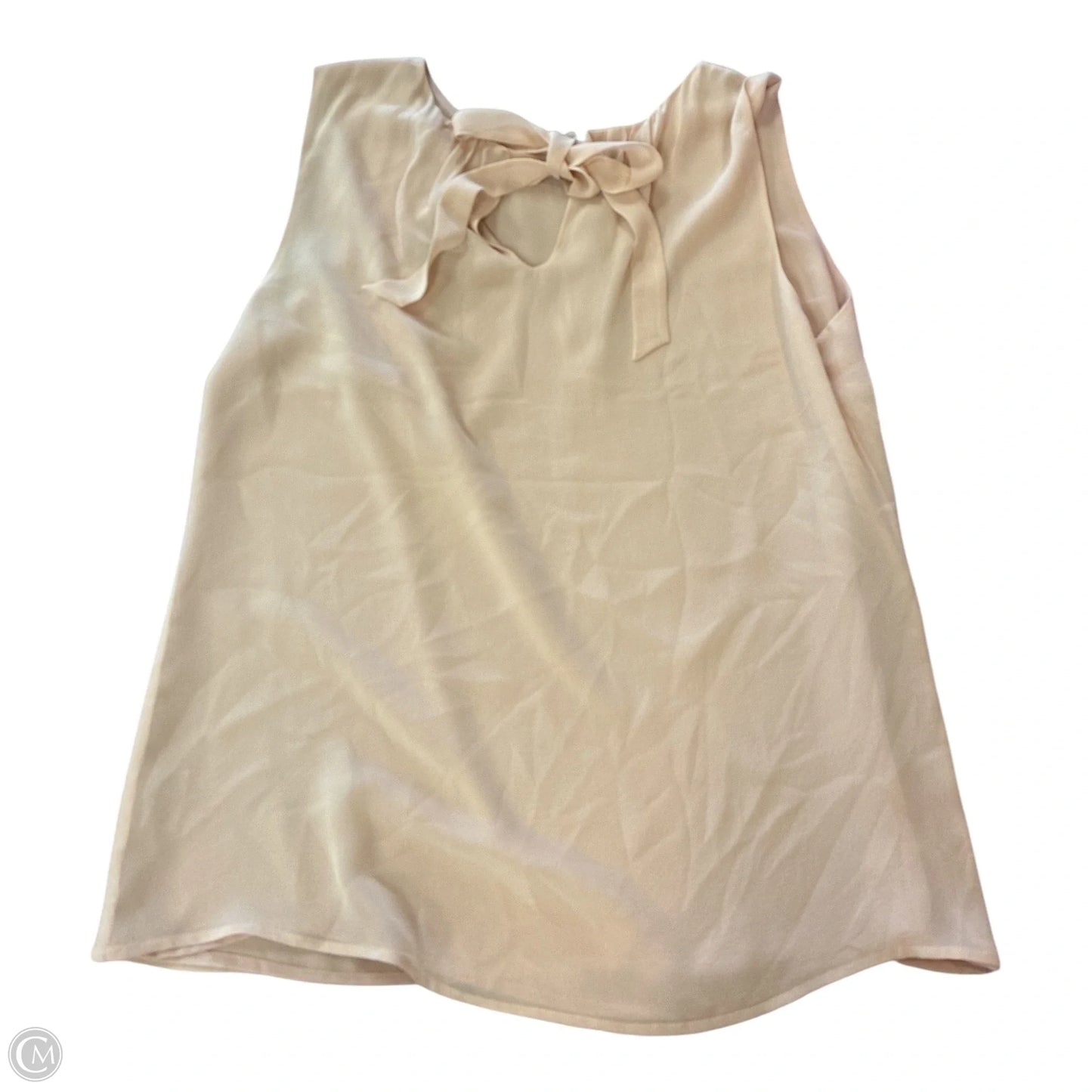 Top Sleeveless Designer By Tory Burch In Beige, Size: Xl