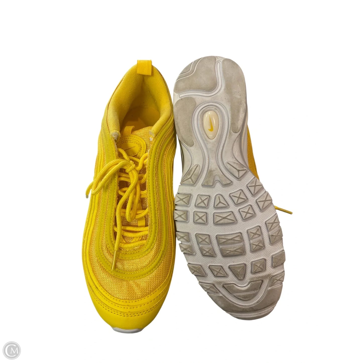 Shoes Athletic By Nike In Yellow, Size: 7.5