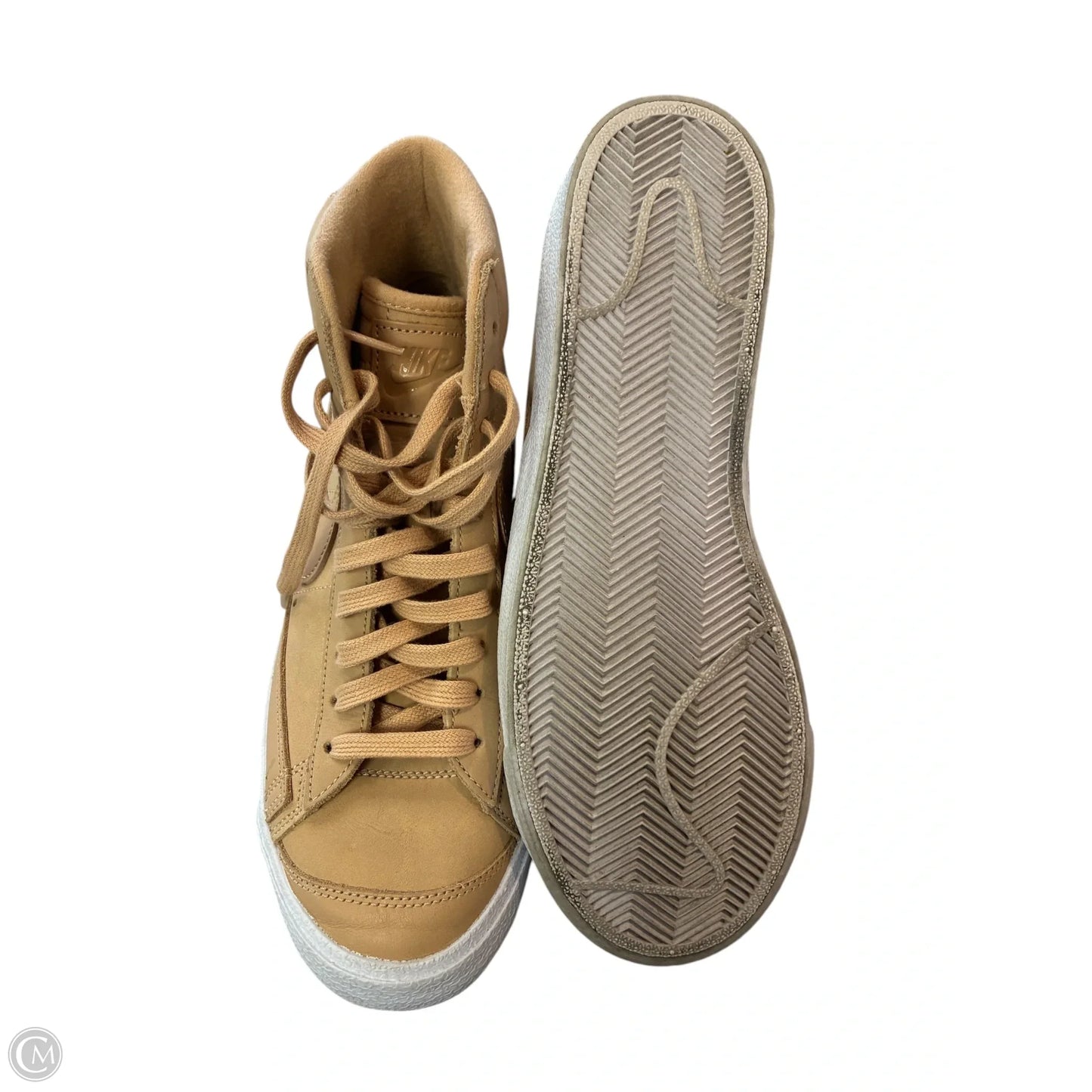 Shoes Sneakers By Nike In Tan, Size: 9.5