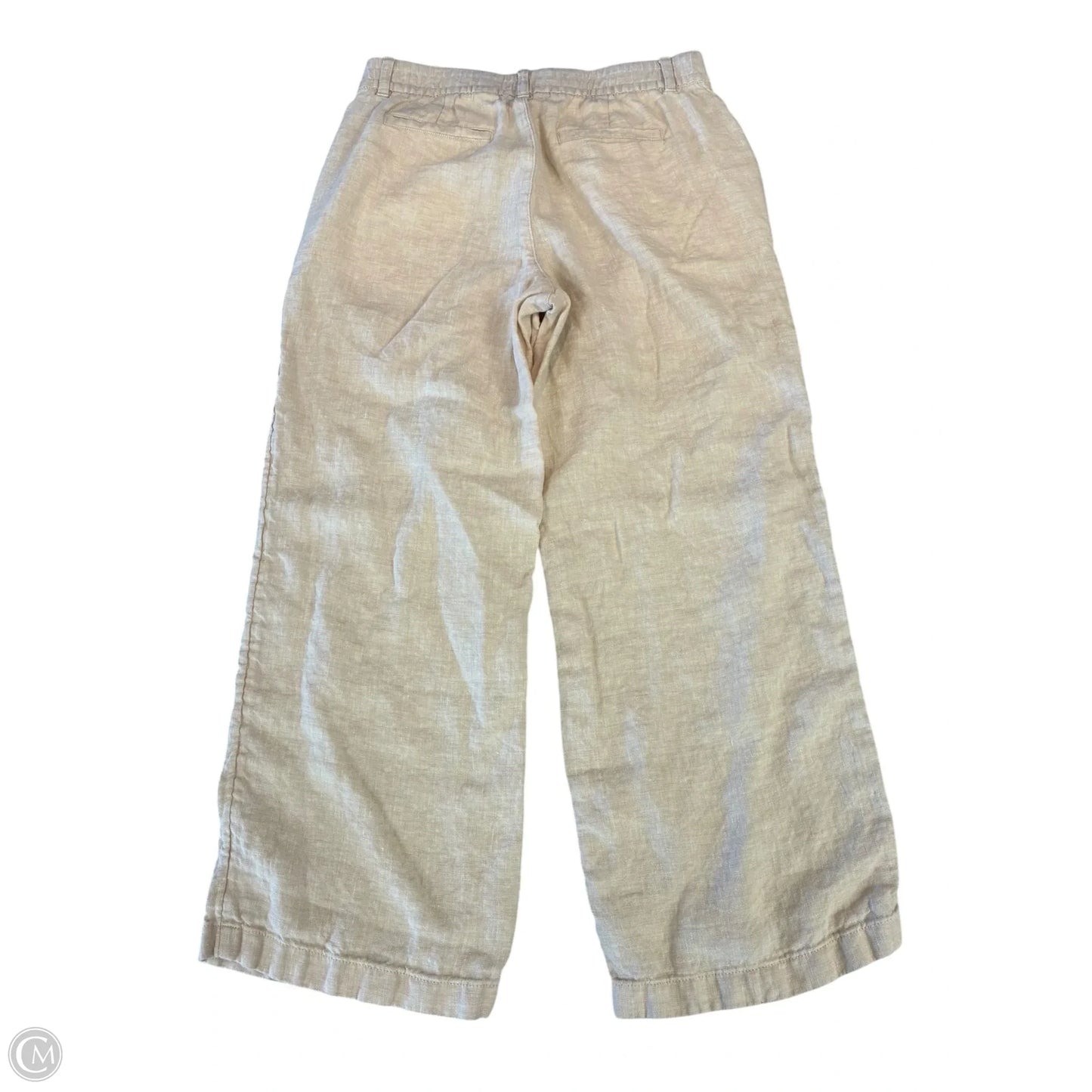 Pants Linen By Lands End In Beige, Size: 10p