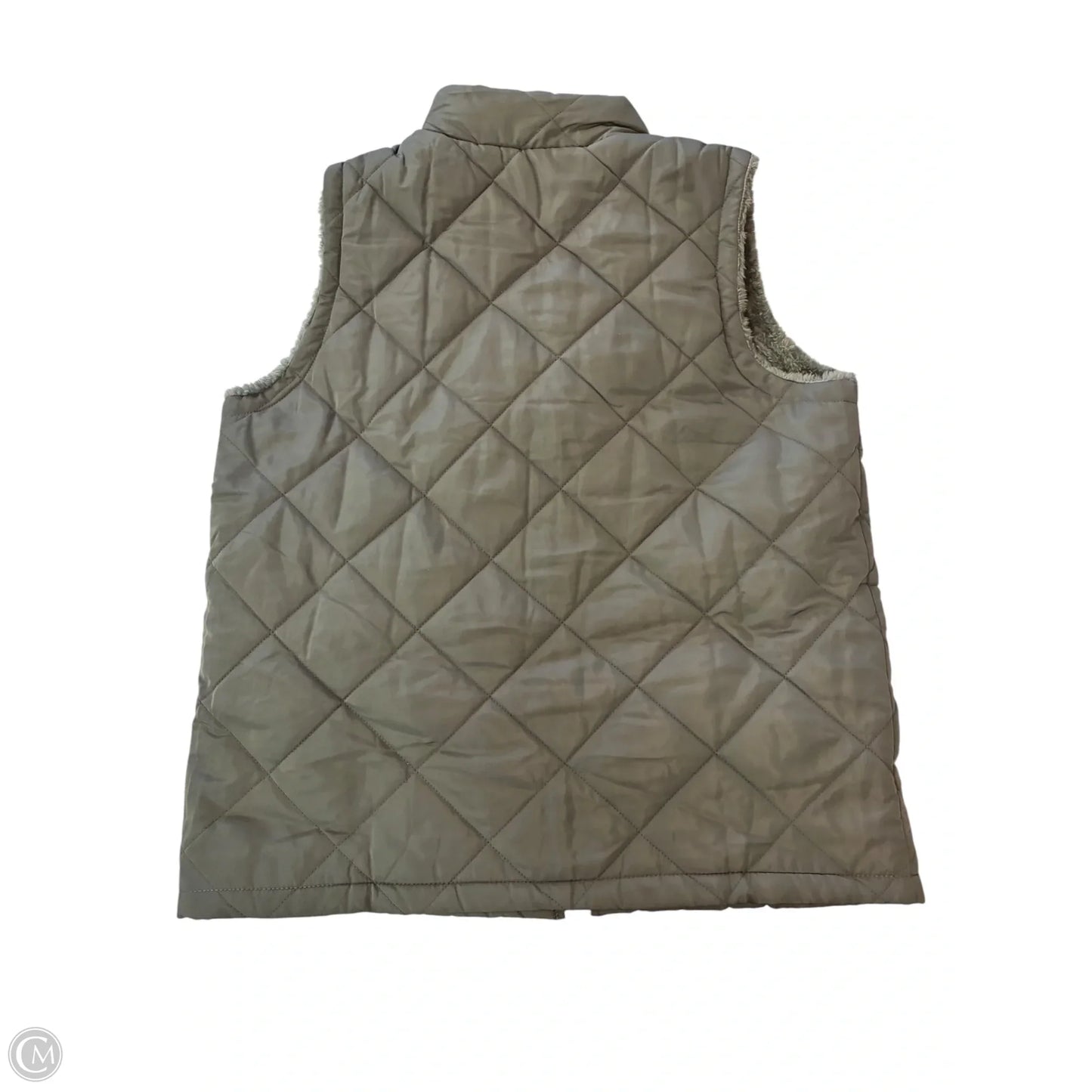 Vest Puffer & Quilted By Clothes Mentor In Grey, Size: S