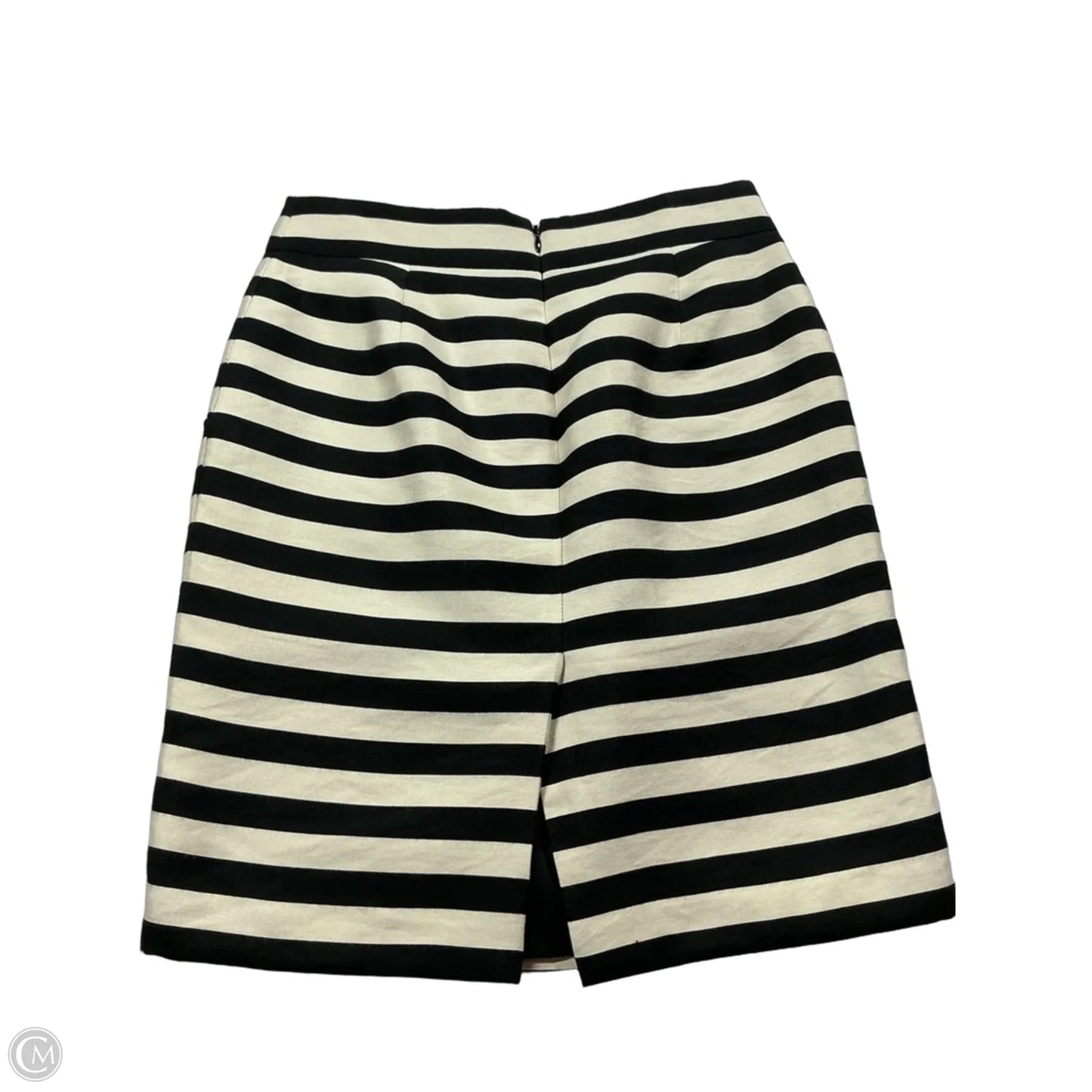 Skirt Midi By Banana Republic In Black & White, Size: 2