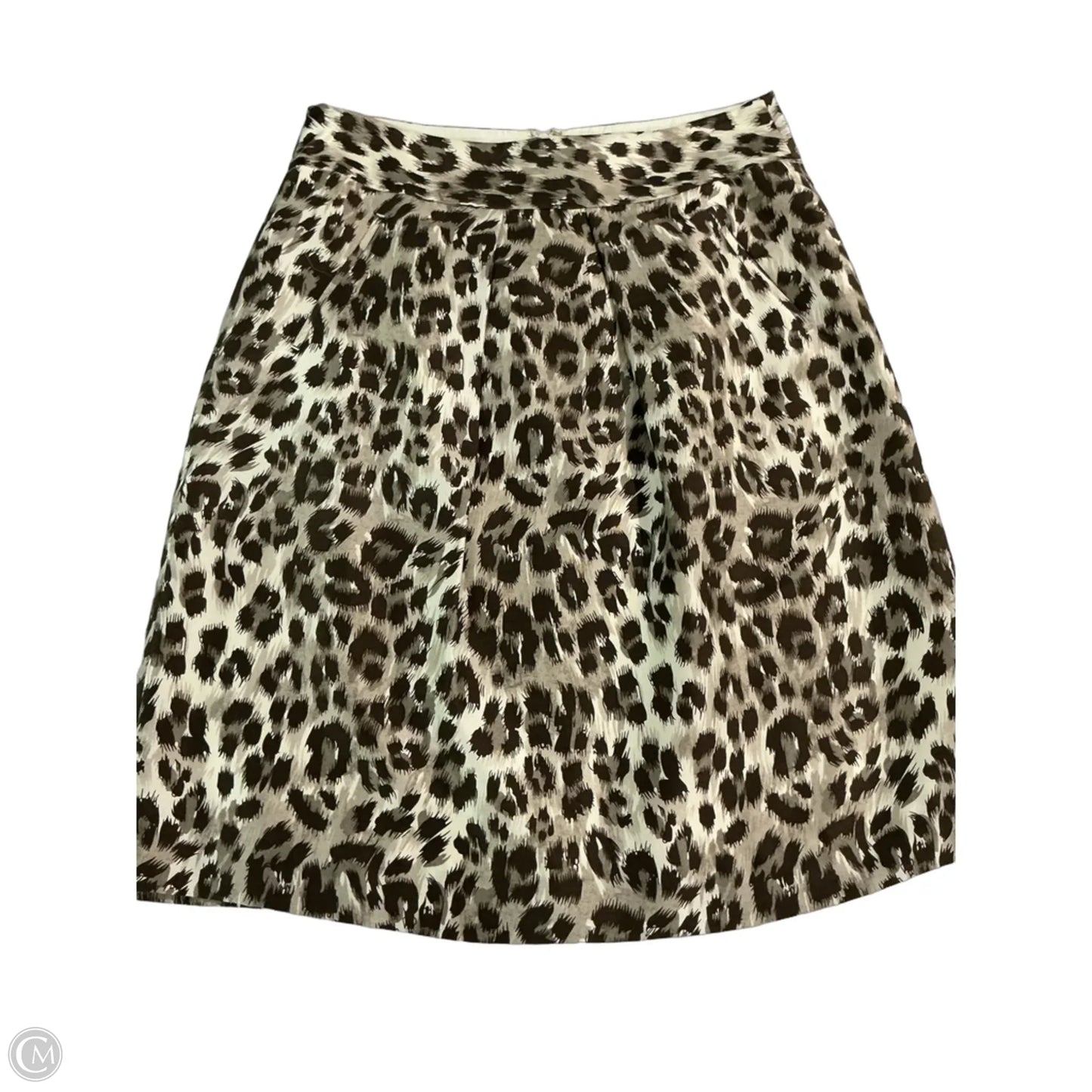 Skirt Midi By Banana Republic In Animal Print, Size: 0