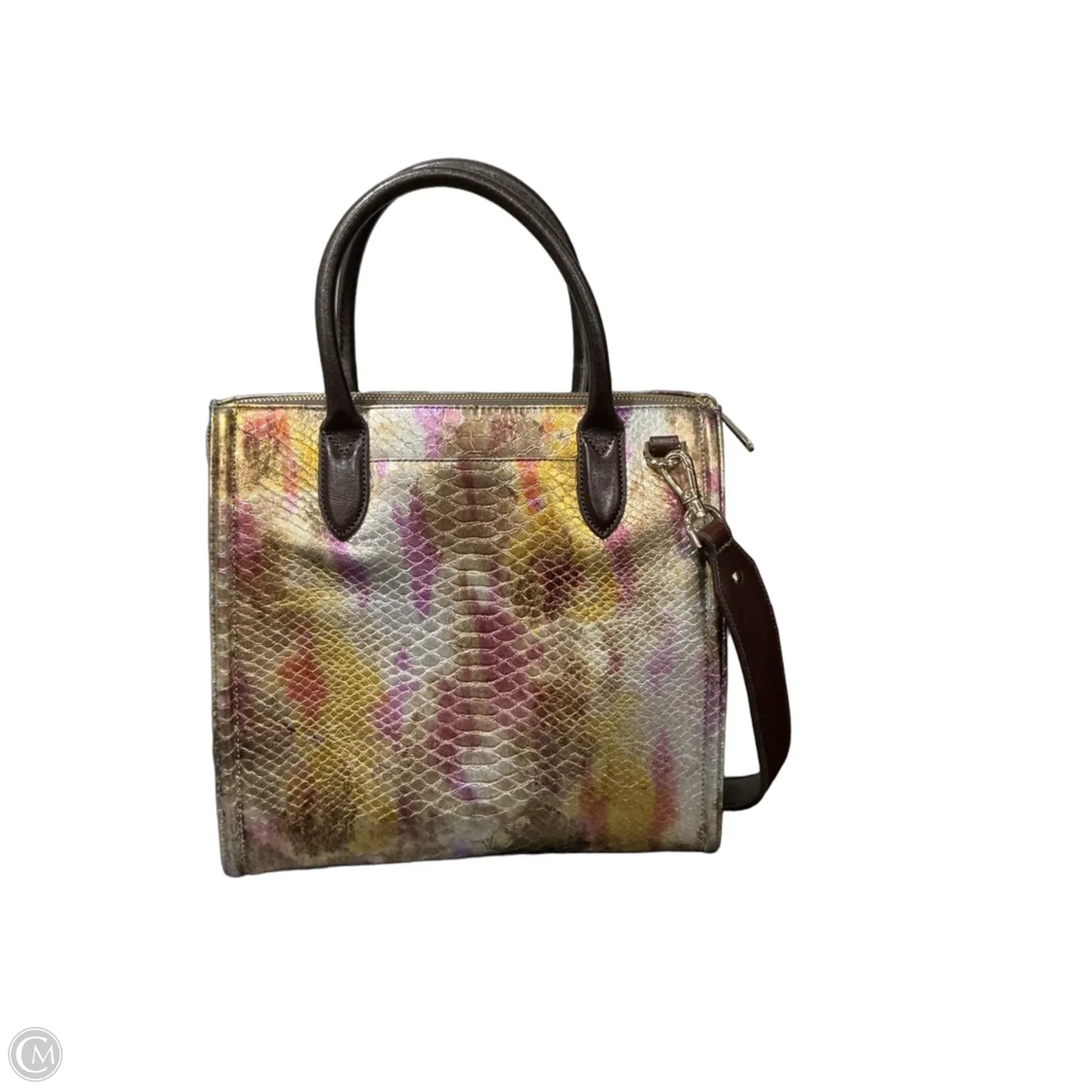 Handbag Designer By Brahmin, Size: Large