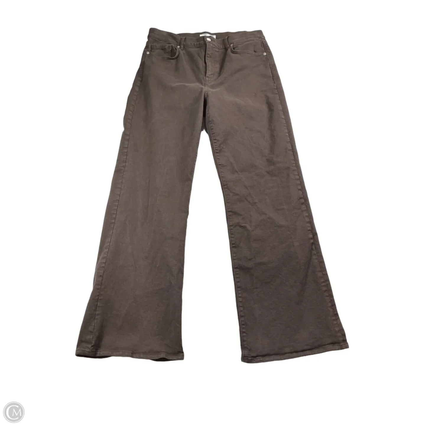 Jeans Wide Leg By Loft In Brown, Size: 8