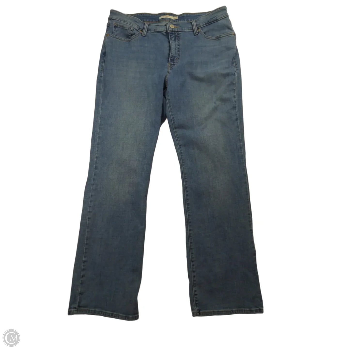 Jeans Straight By Levis In Blue, Size: 16