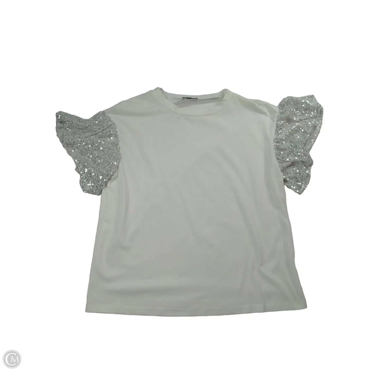 Top Short Sleeve By Ontwelfth In White, Size: M