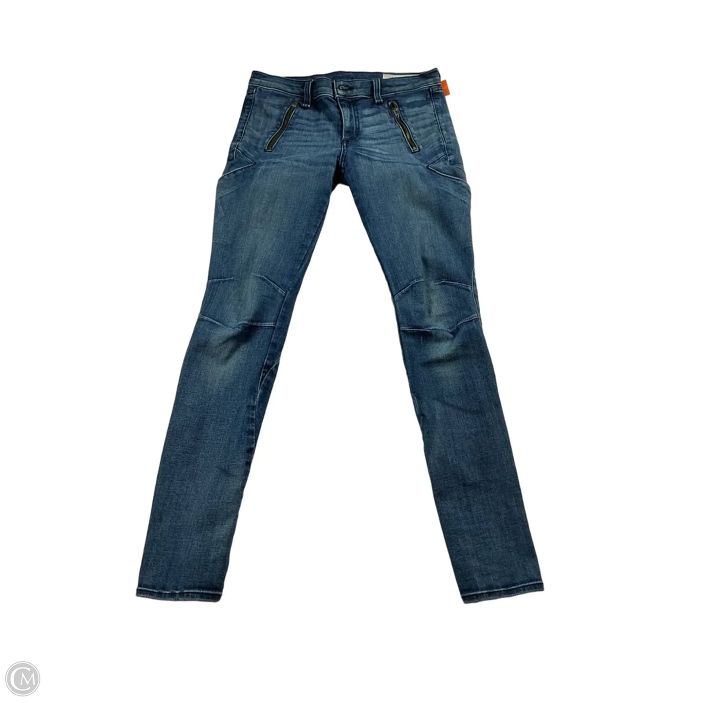 Jeans Skinny By Rag And Bone In Blue Denim, Size: 2
