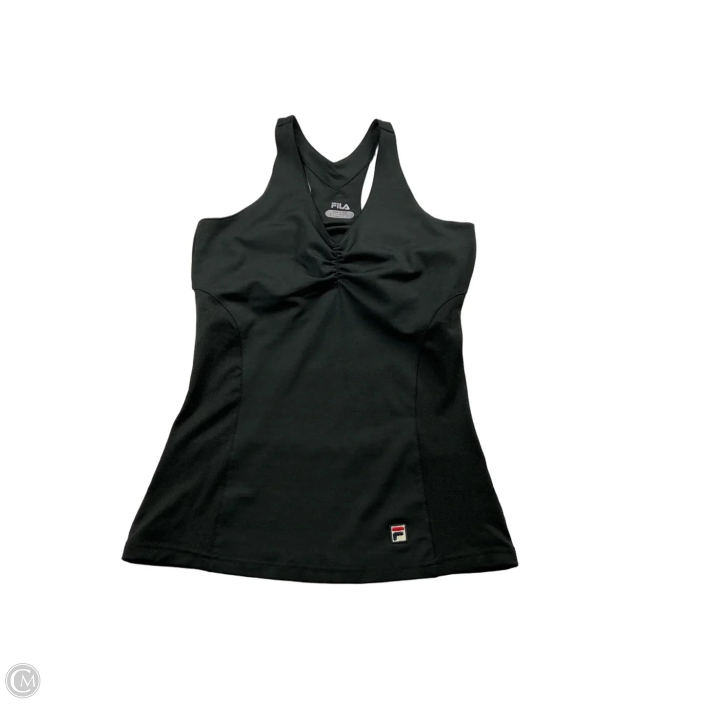 Athletic Tank Top By Fila In Black, Size: S