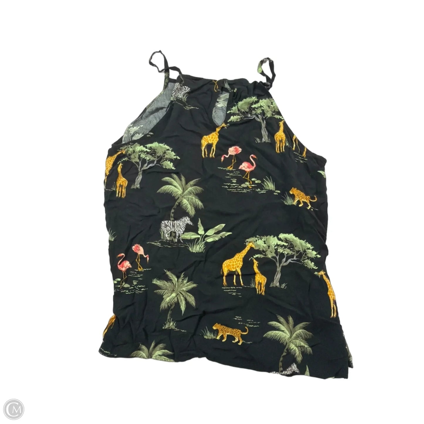 Top Sleeveless By Old Navy In Animal Print, Size: M
