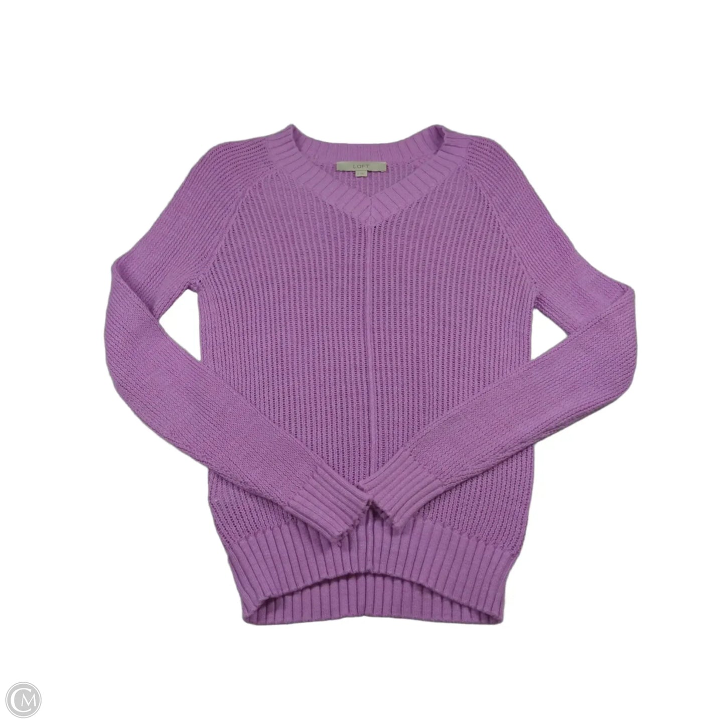 Sweater By Loft In Purple, Size: S