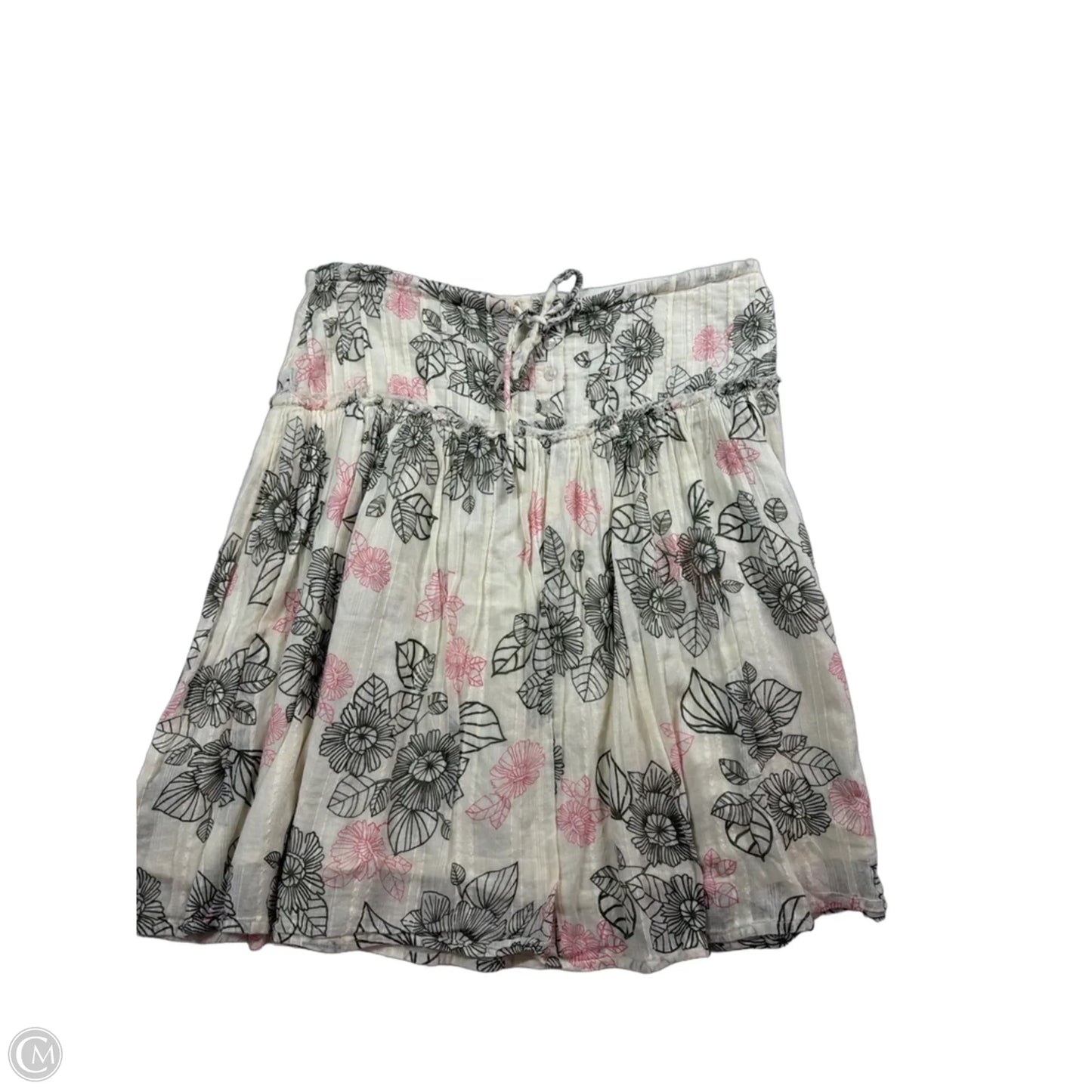Skirt Mini & Short By Lux In Floral Print, Size: S