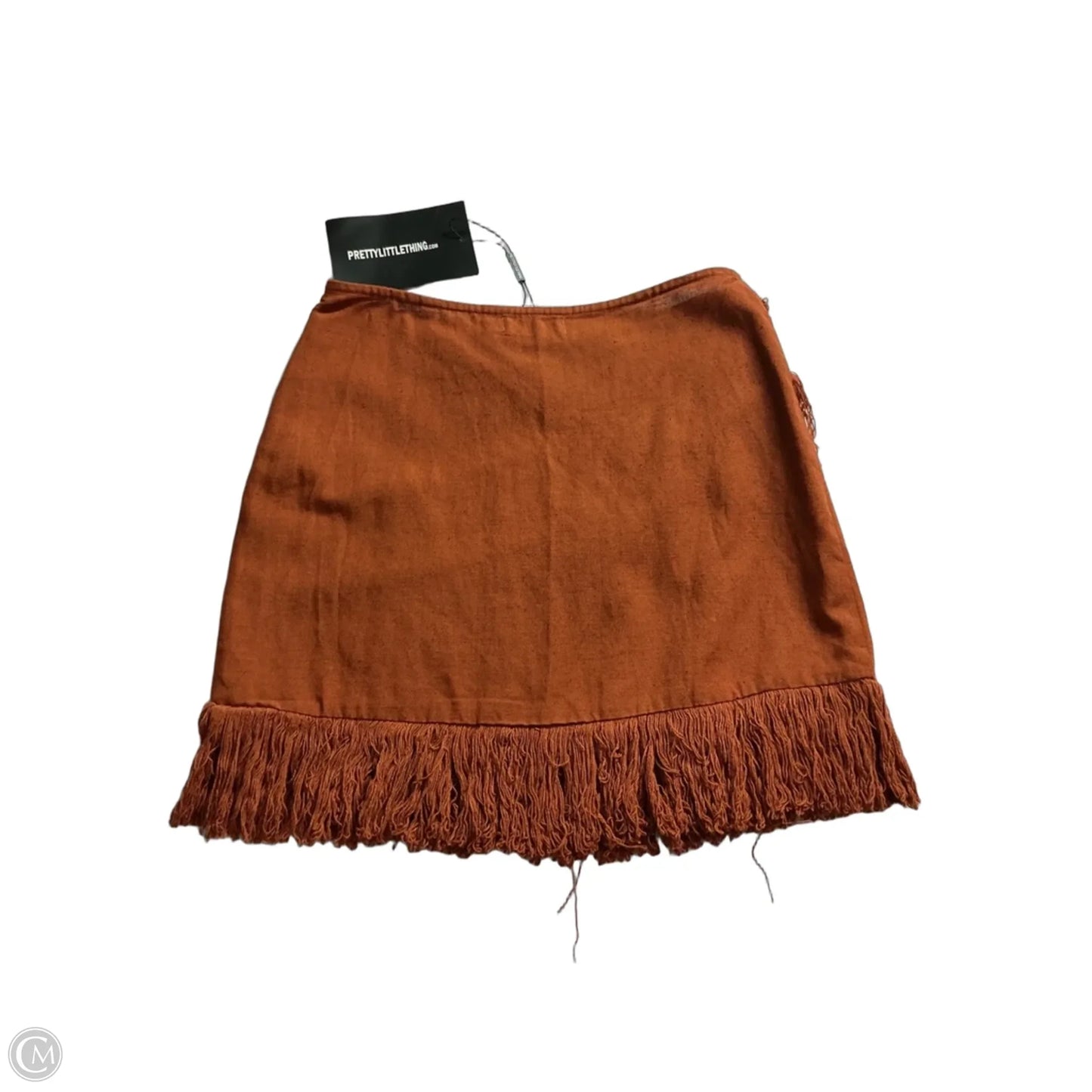 Skirt Mini & Short By Pretty Little Thing In Orange, Size: Xs