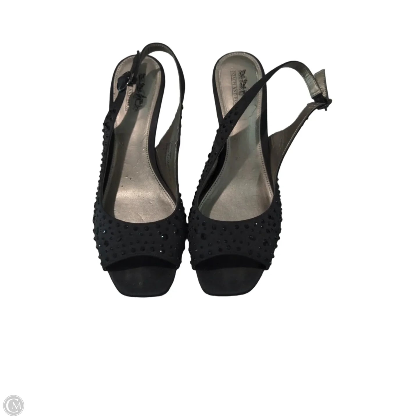 Shoes Heels Kitten By Coach And Four In Black, Size: 8