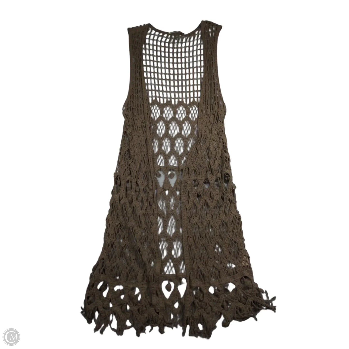 Cardigan By Clothes Mentor In Brown, Size: Osfm