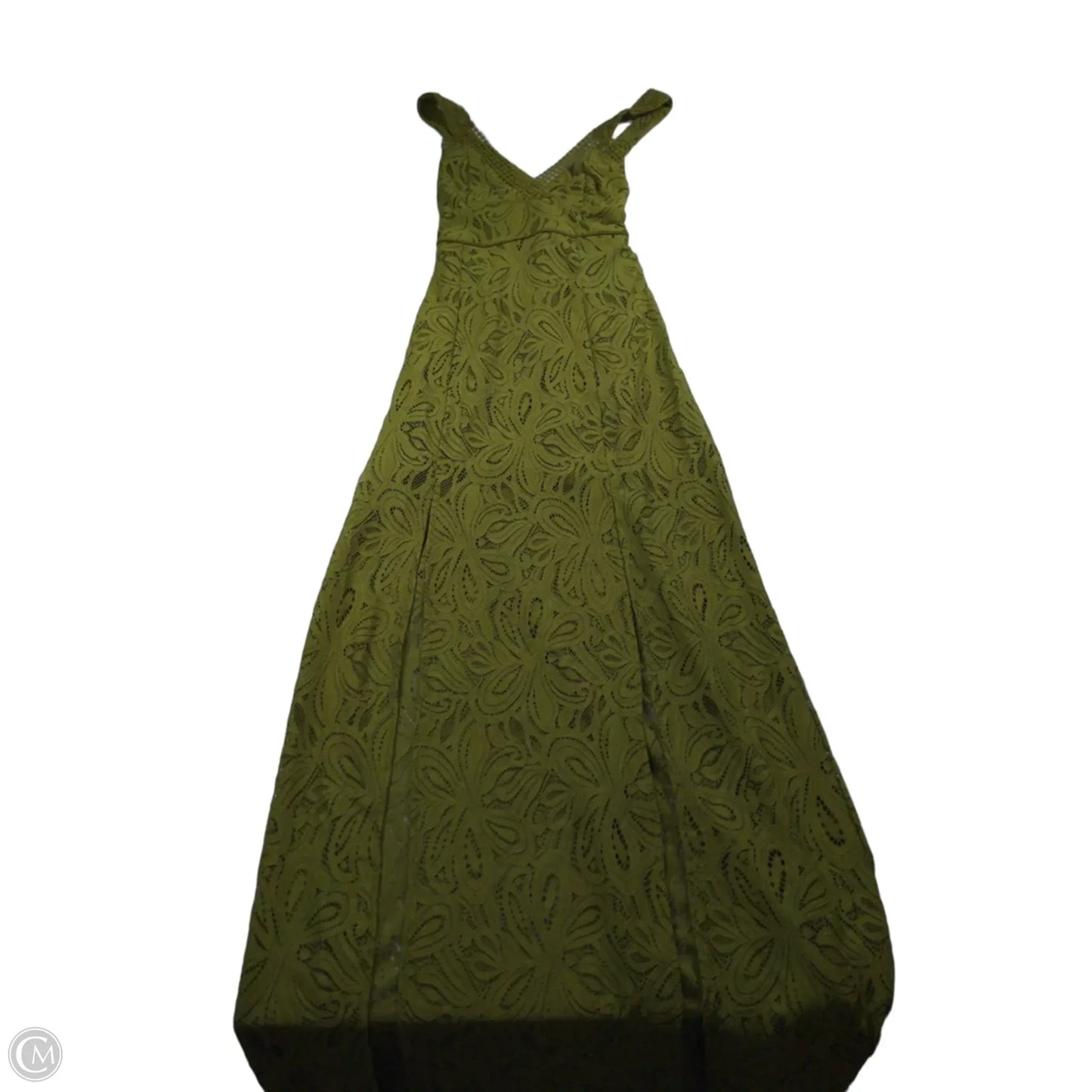 Dress Party Long By Guess In Green, Size: S