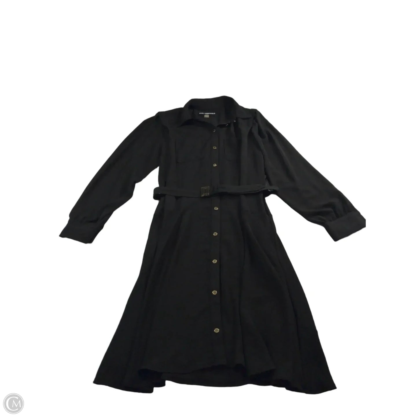 Dress Designer By Karl Lagerfeld In Black, Size: 8