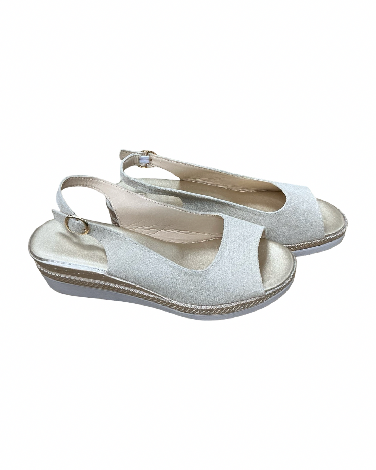 Sandals Heels Block By Clothes Mentor In Tan, Size:10.5