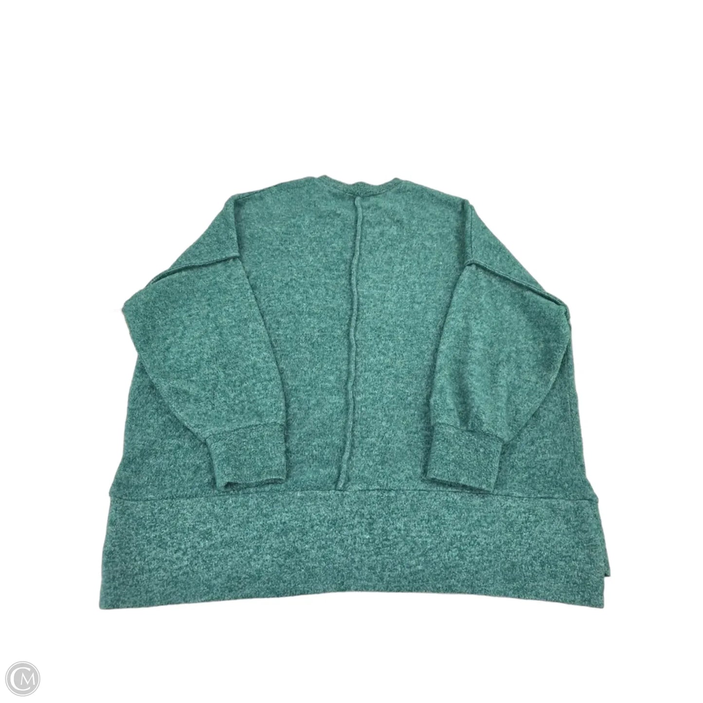 Top Long Sleeve By Zenana In Green, Size: M