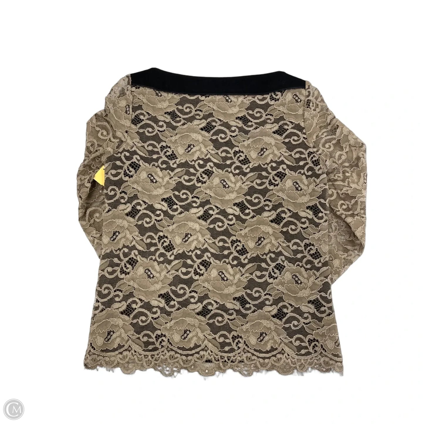 Top Long Sleeve Designer By Tory Burch In Tan, Size: Xs
