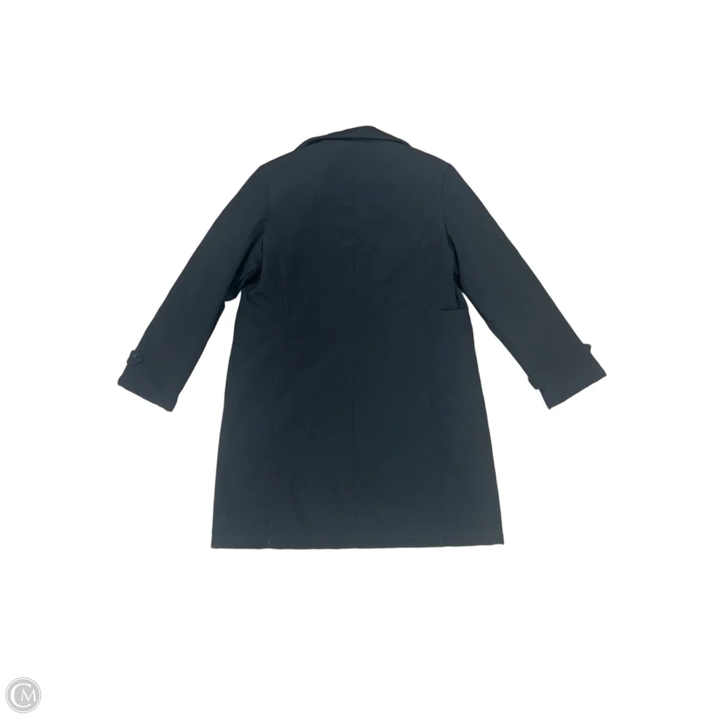 Coat Trench Coat By Anne Klein In Black, Size: M