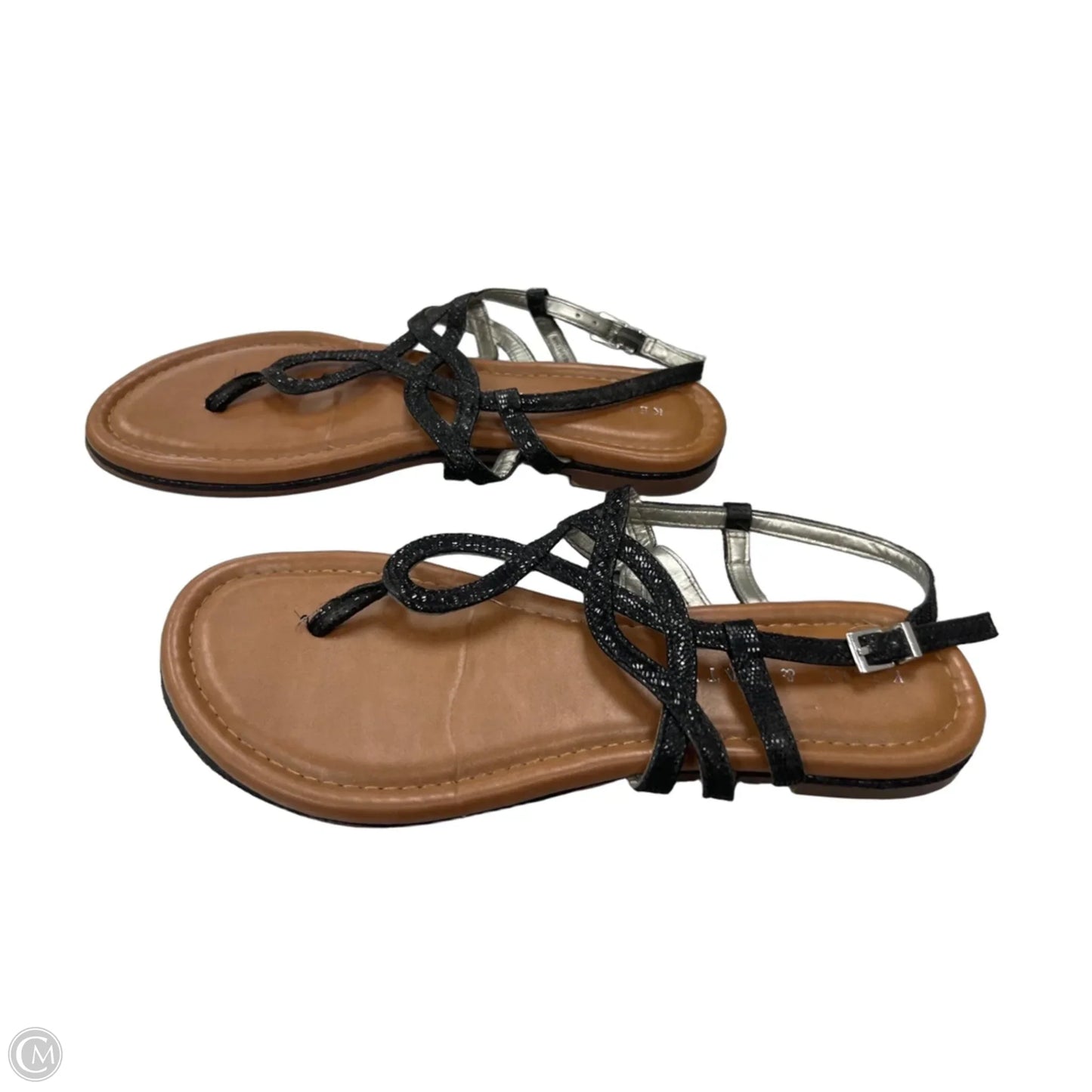 Sandals Flats By Kelly And Katie In Black, Size: 7
