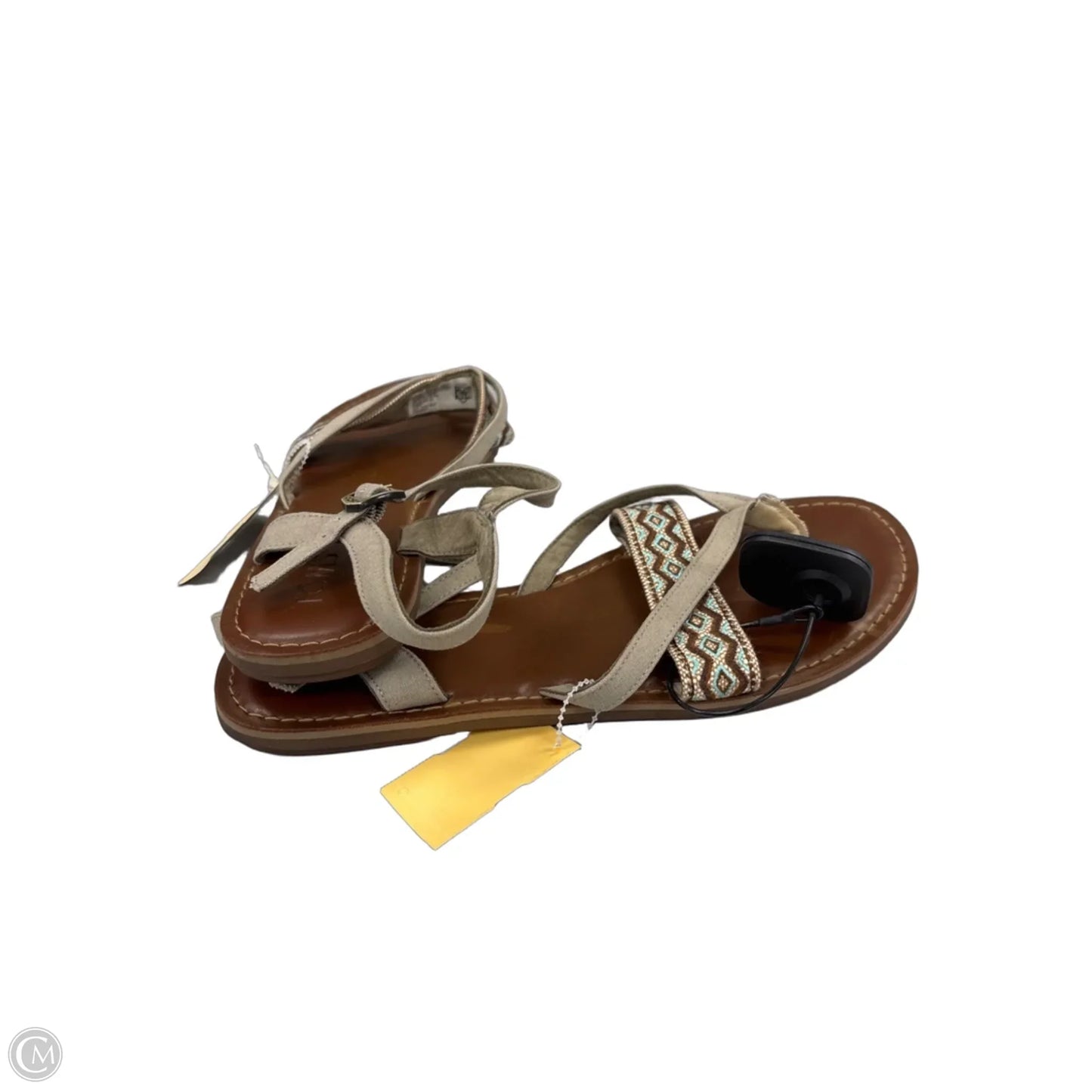 Sandals Flats By Toms In Tan, Size: 9.5