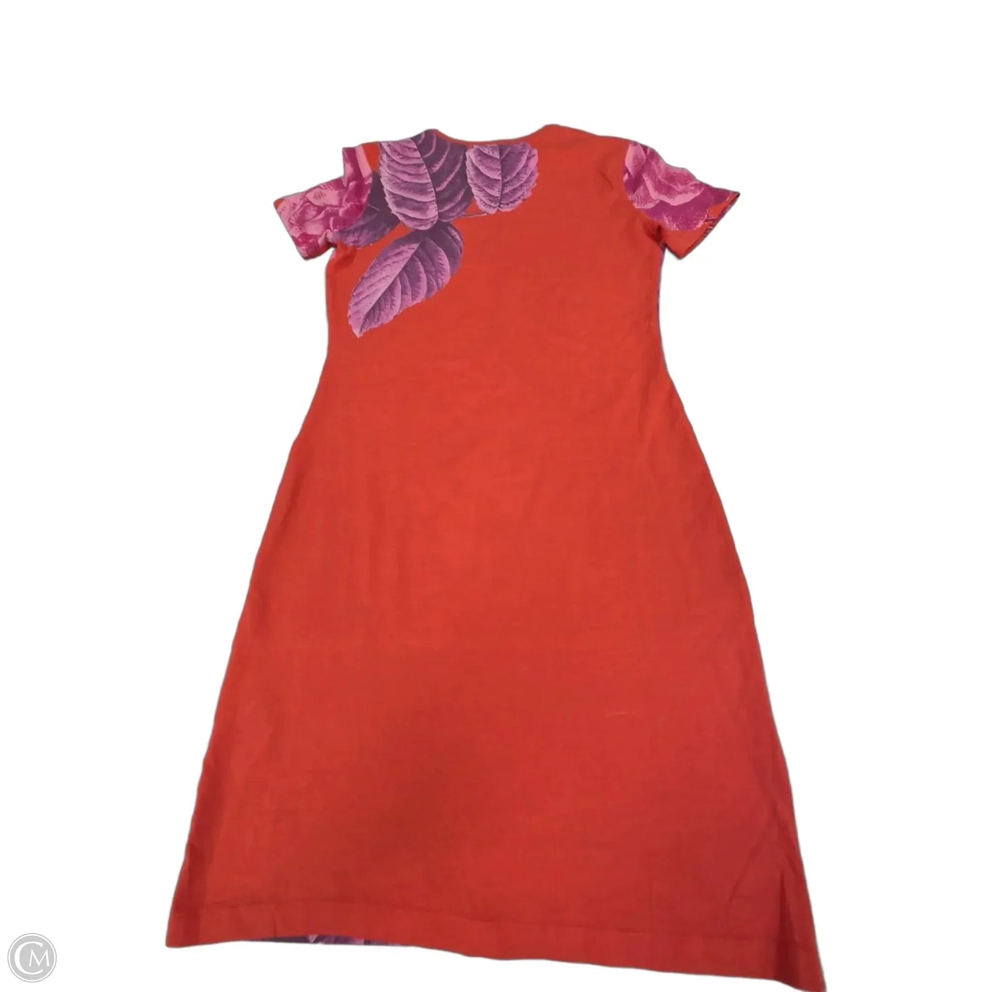 Dress Casual Midi By Desigual In Pink & Red, Size: M