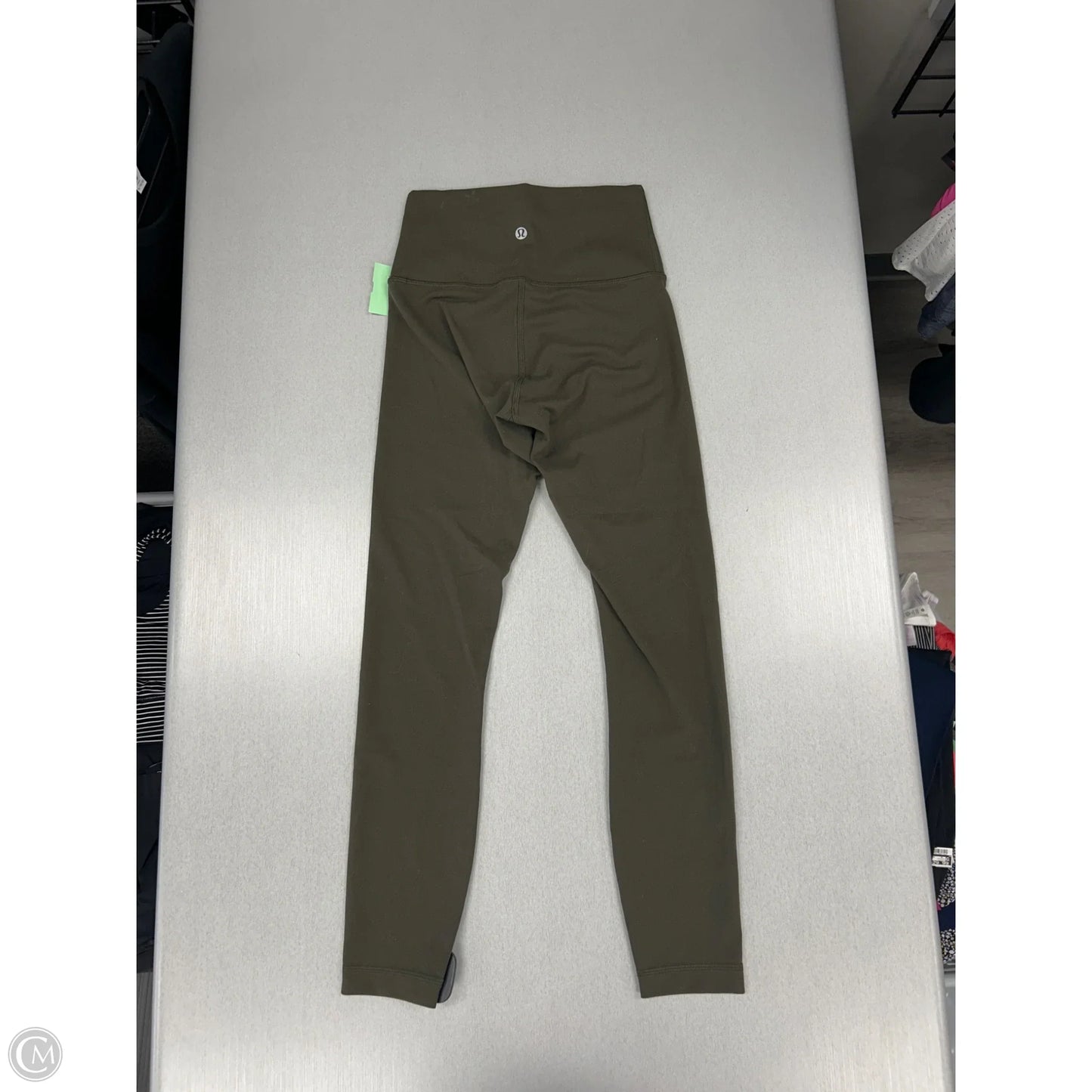 Athletic Leggings By Lululemon In Green, Size: 4
