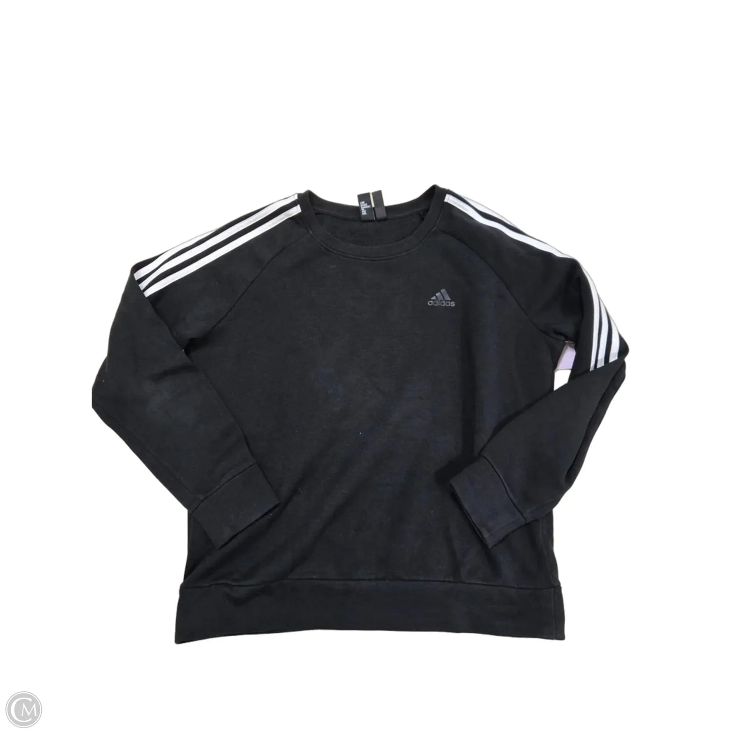 Sweatshirt Crewneck By Adidas In Black, Size: Xl