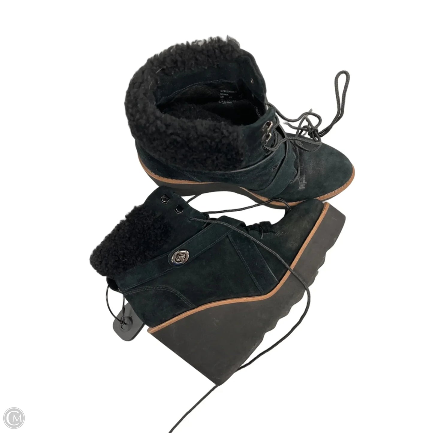 Boots Designer By Coach In Black, Size: 8