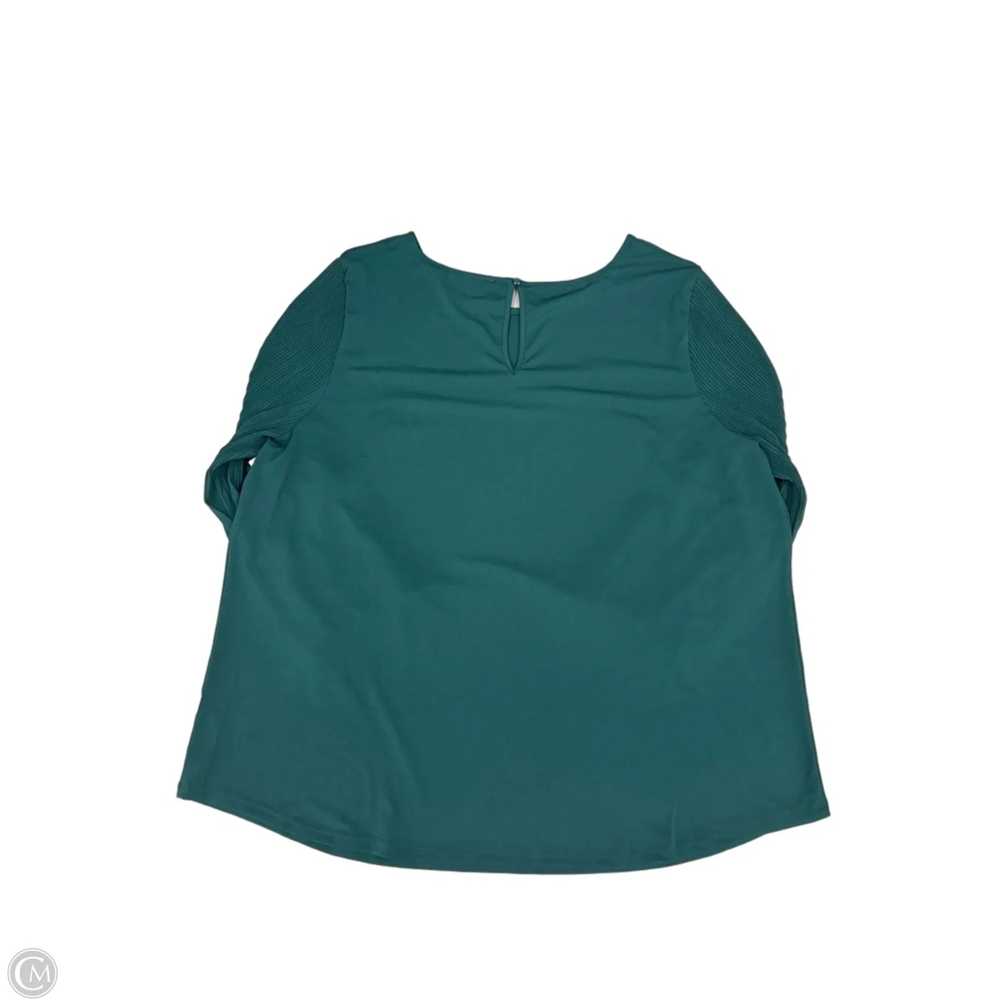 Top 3/4 Sleeve By Adrianna Papell In Green, Size: 3x
