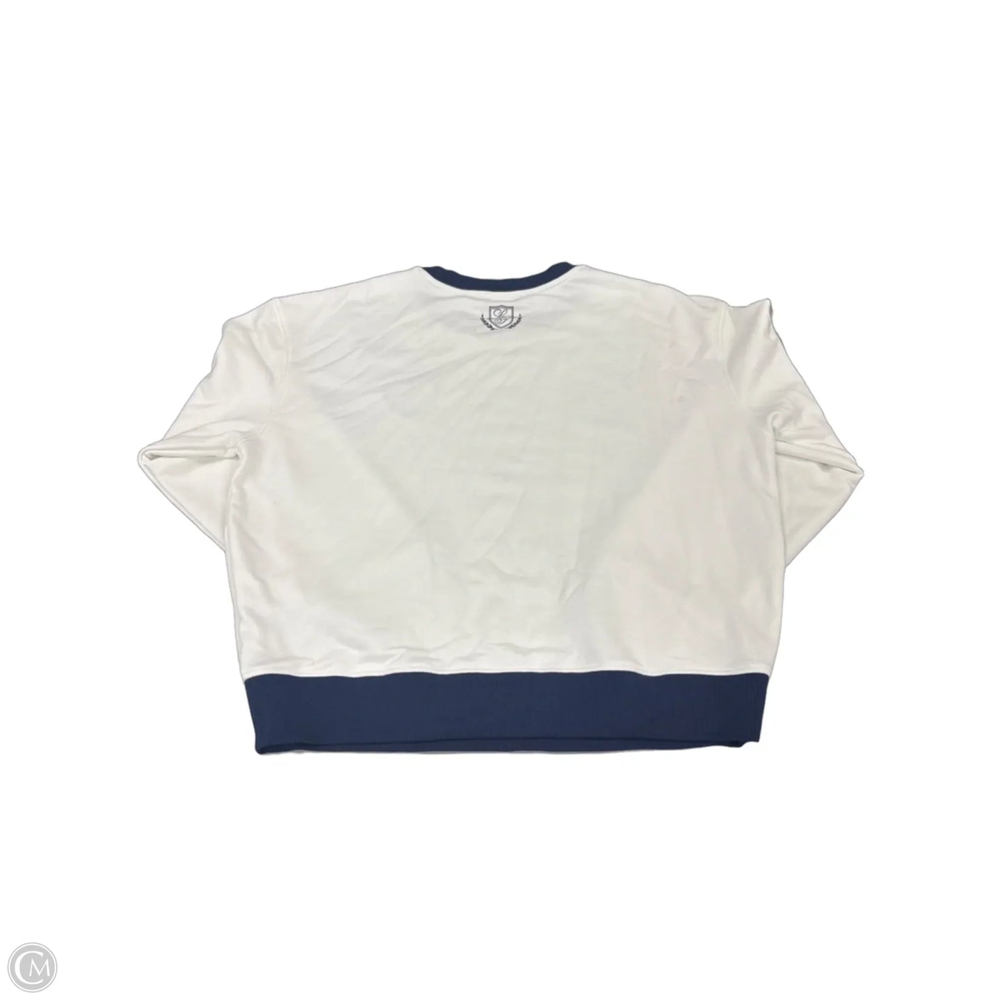 Sweatshirt Crewneck By Evereve In Blue & White, Size: L