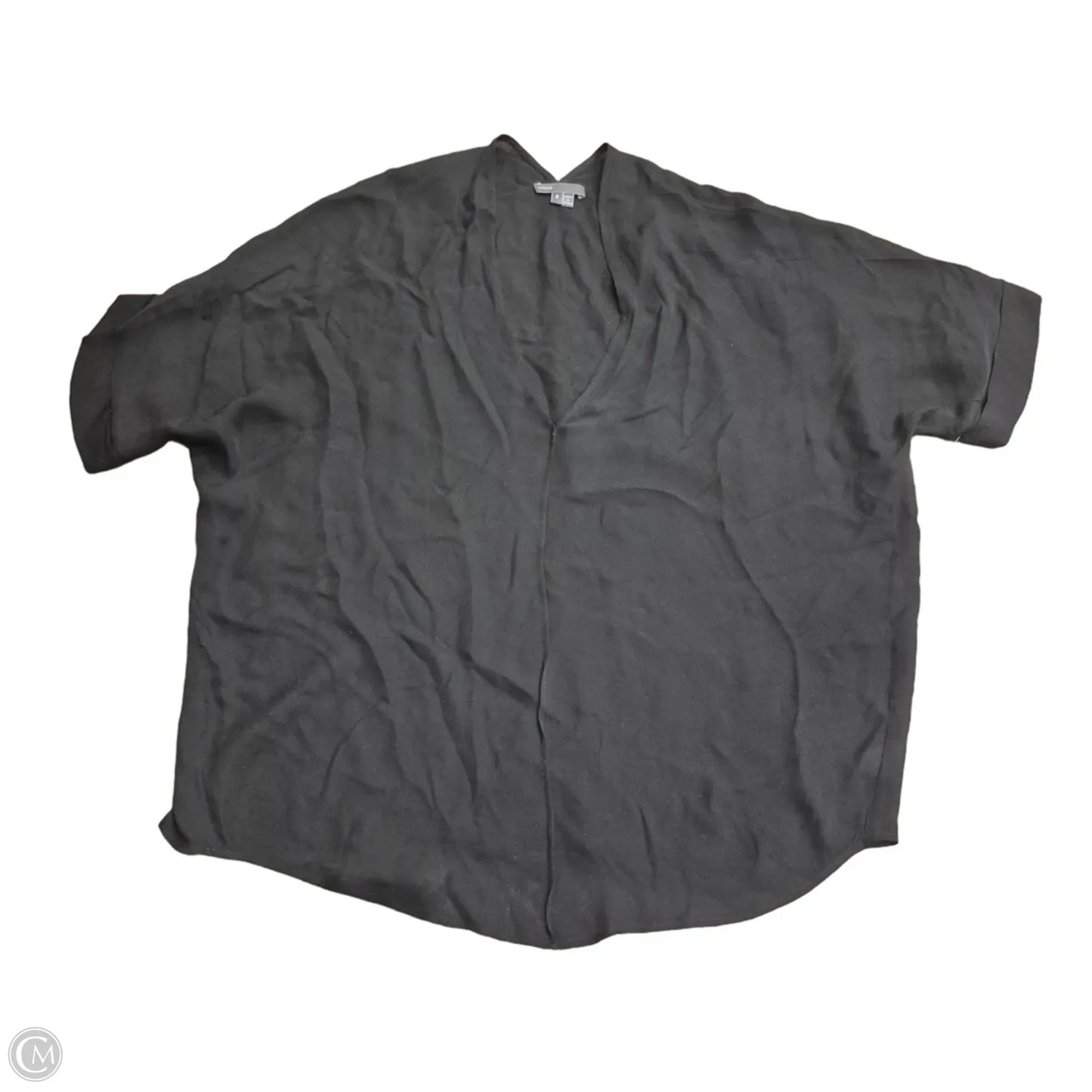 Top Short Sleeve By Vince In Black, Size: S