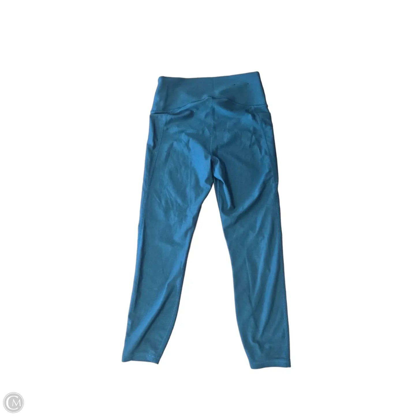 Athletic Leggings By Under Armour In Teal, Size: M
