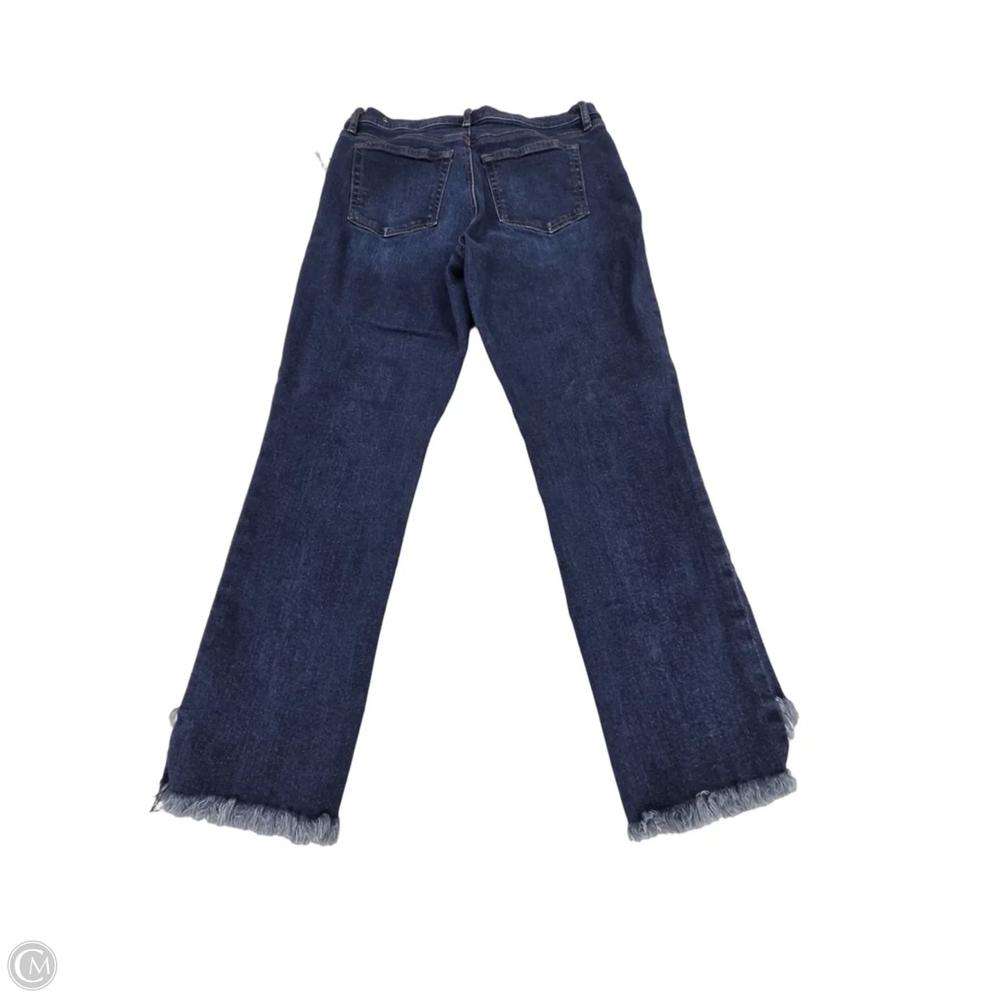 Jeans Straight By Loft In Blue Denim, Size: 8p