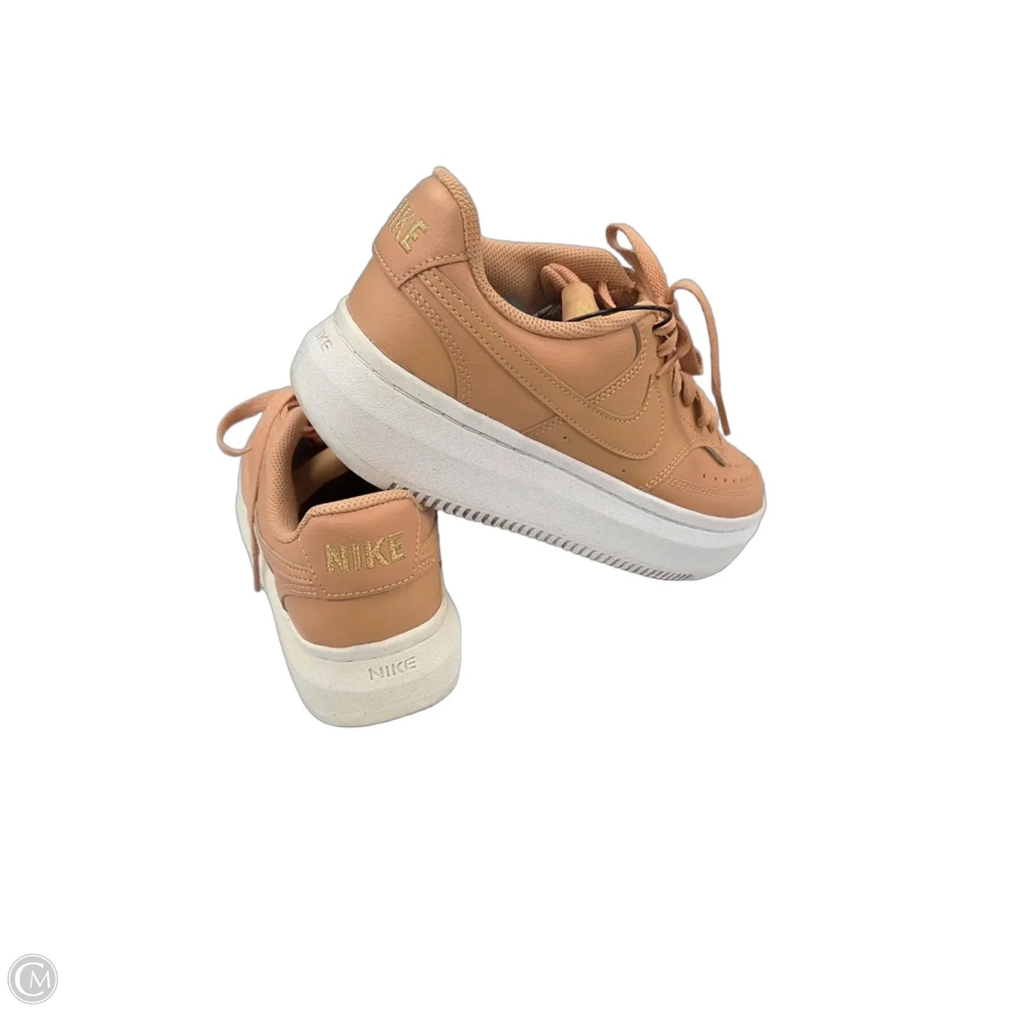 Shoes Sneakers Platform By Nike In Orange, Size: 9.5