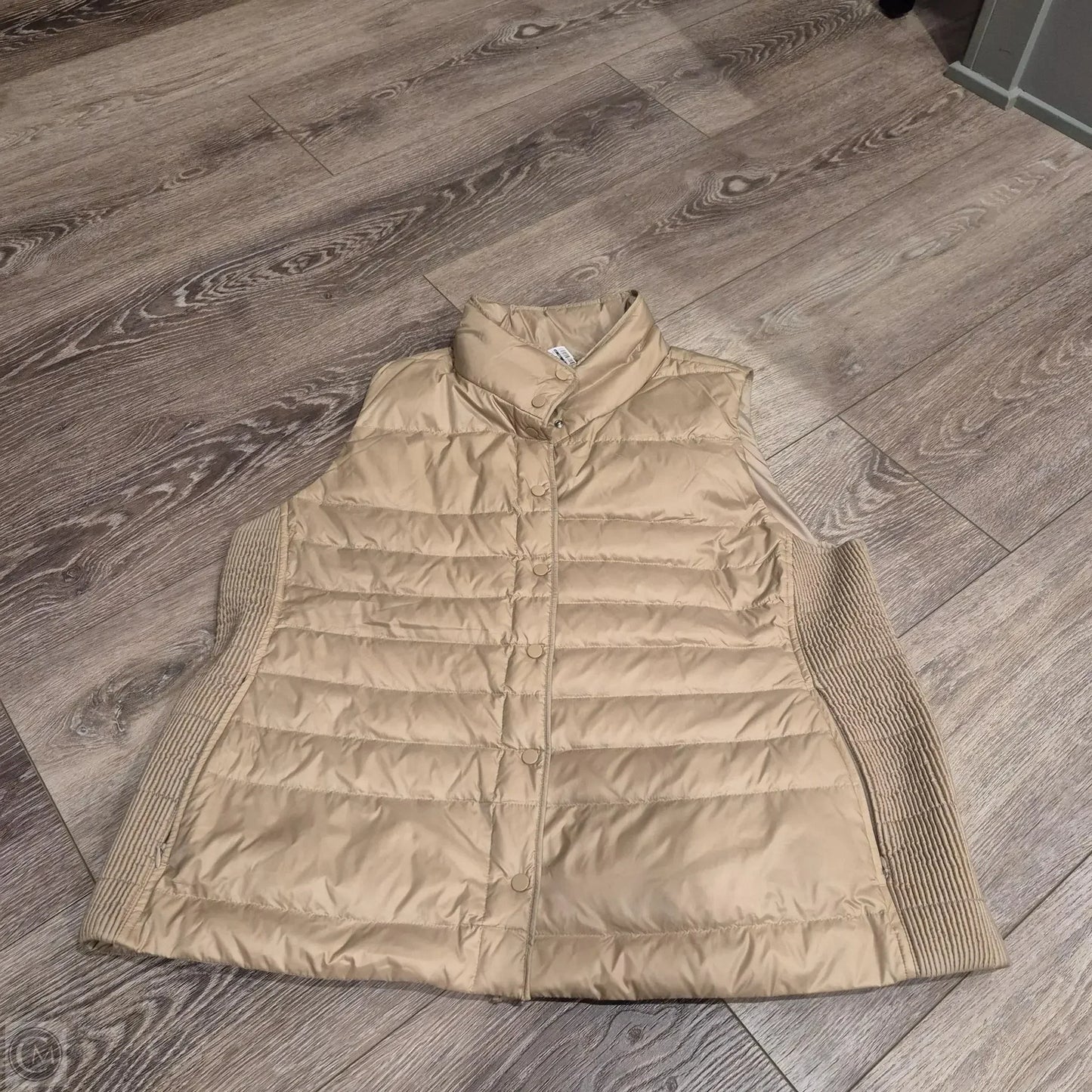 Vest Puffer & Quilted By J. Jill In Tan, Size: 3x