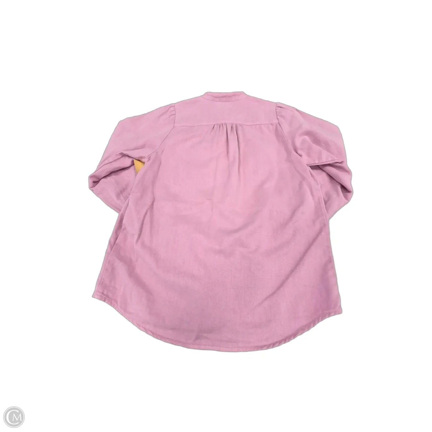 Top Long Sleeve By Point Sur In Pink Denim, Size: Xxs