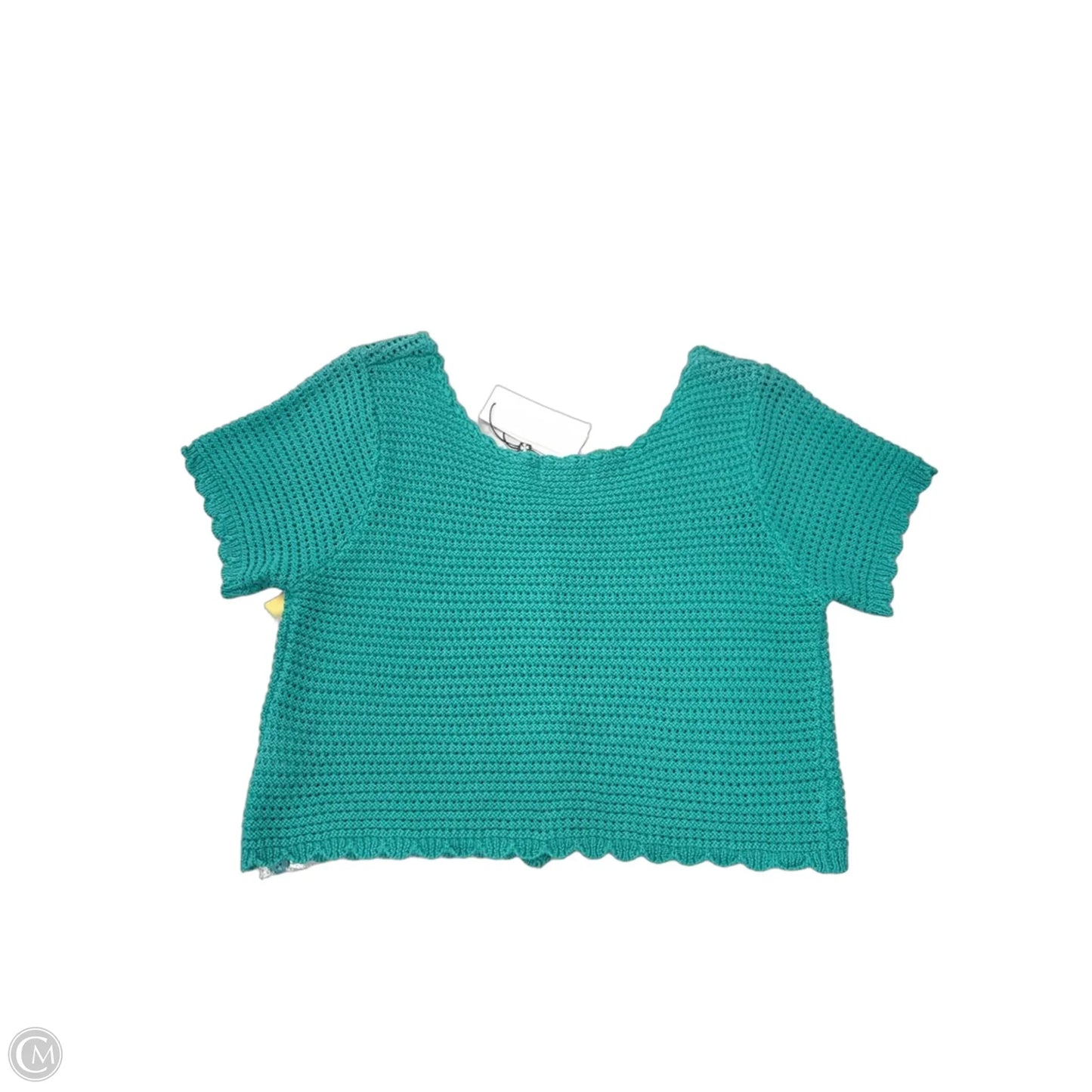 Sweater Short Sleeve By Molly Bracken In Teal, Size: M